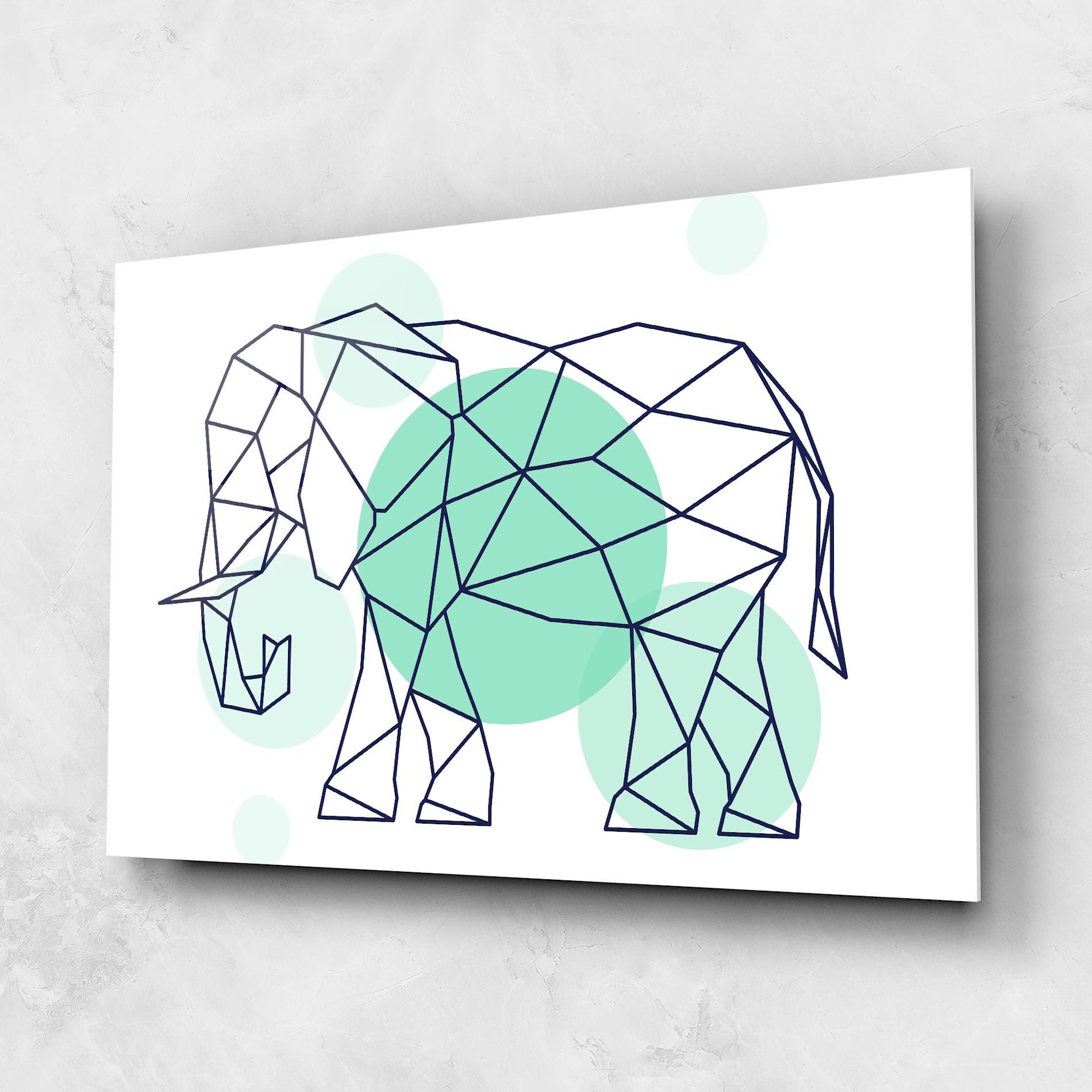Elephant Geometric mockup 1