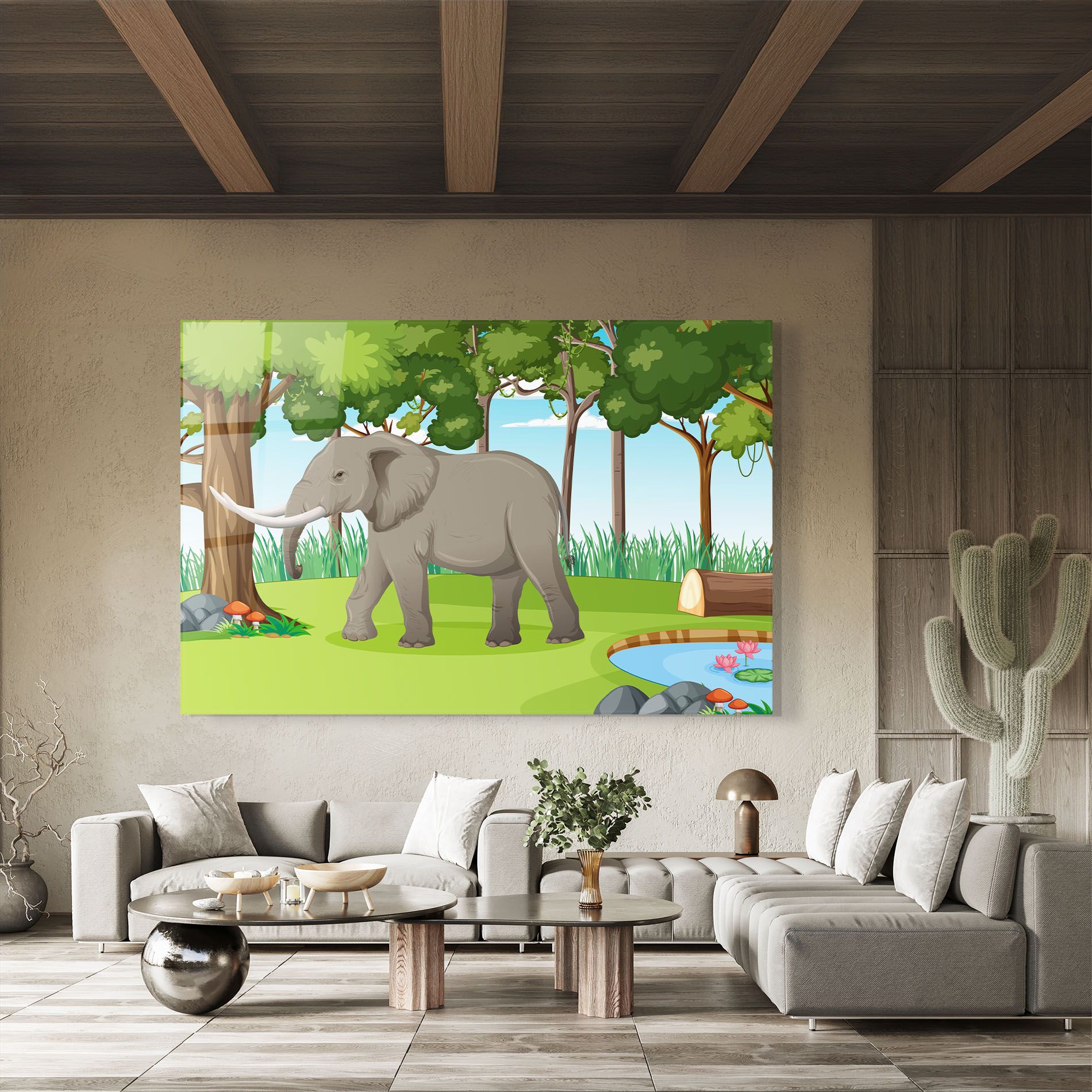 Animated Elephant mockup 8