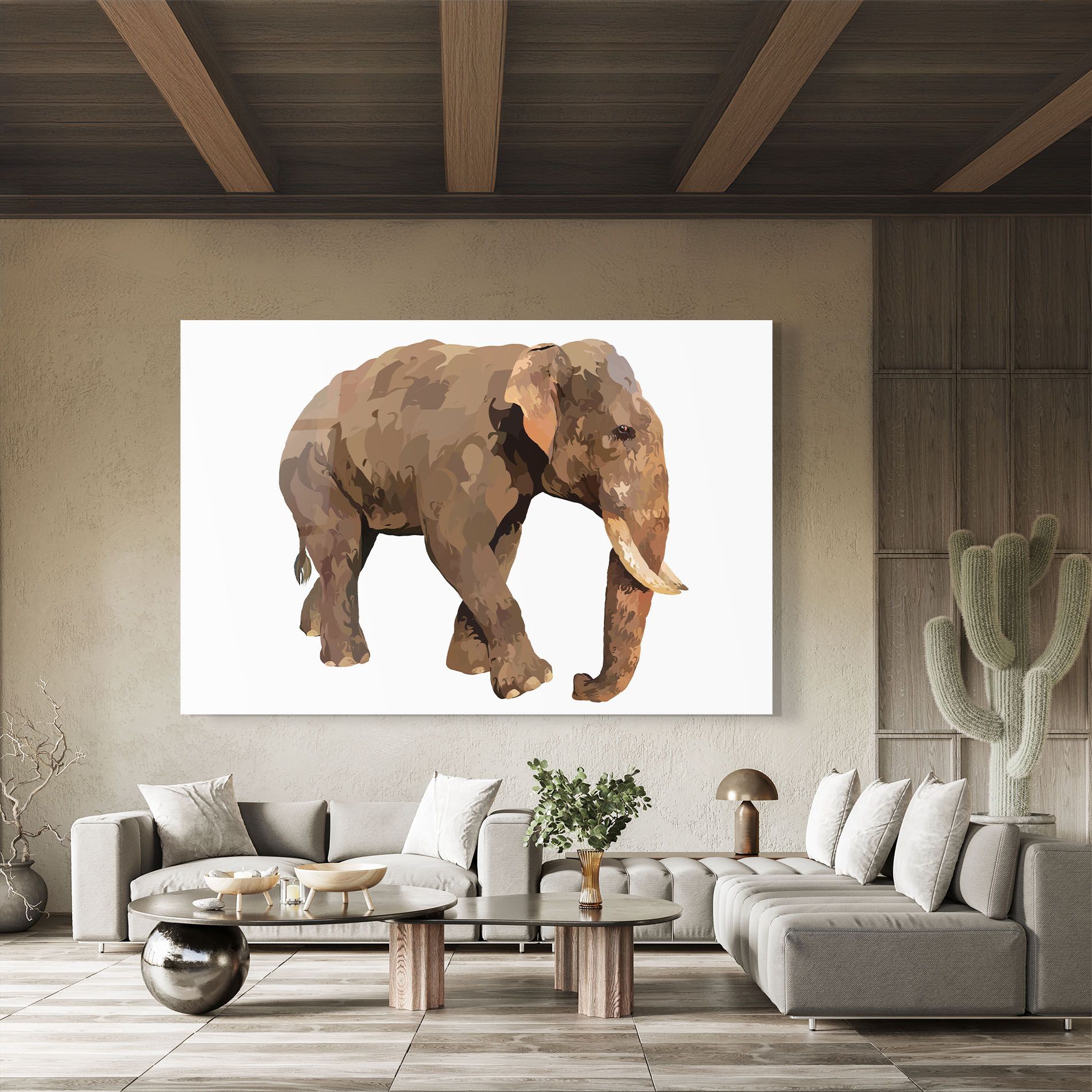 Brown Elephant mockup 8