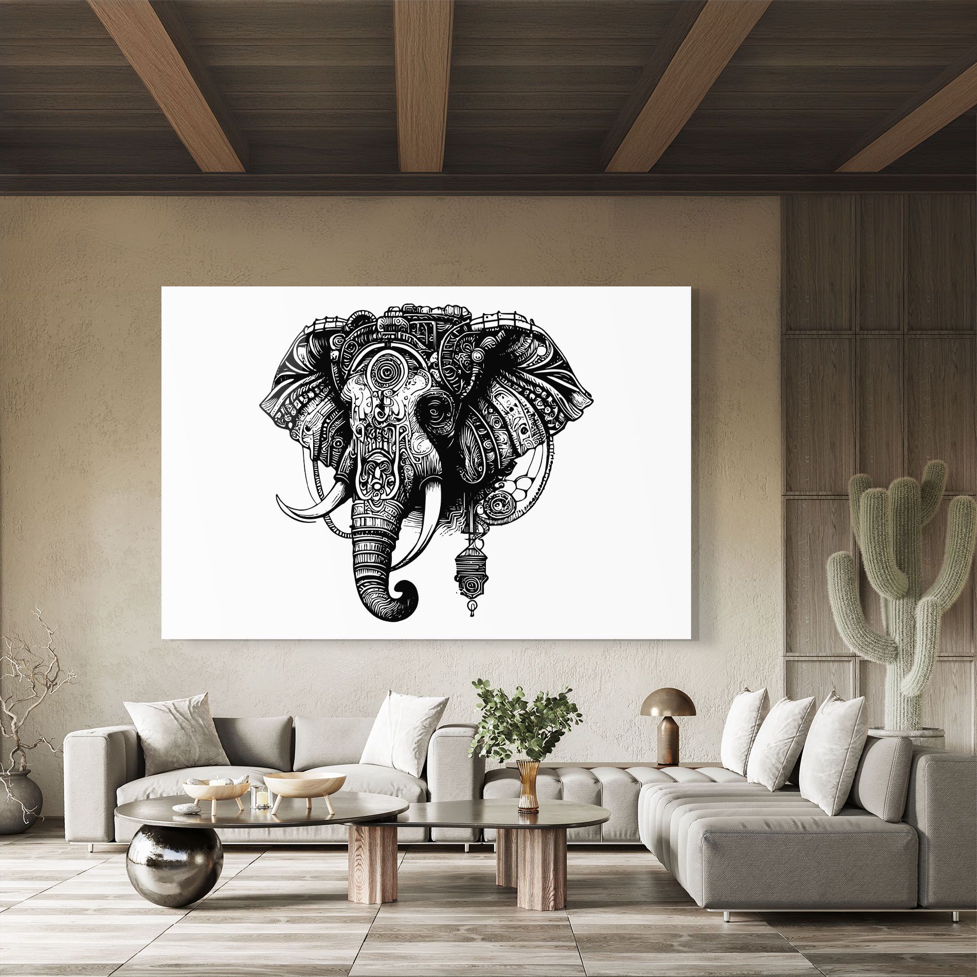 Ehephant Head mockup 8