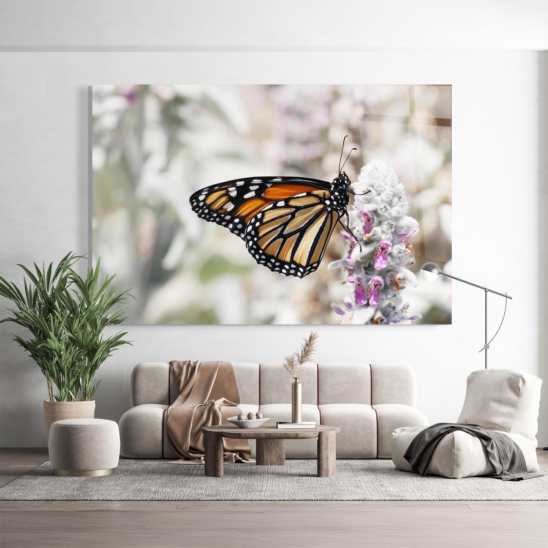 Glasbild Beauty Butterfly mockup 9