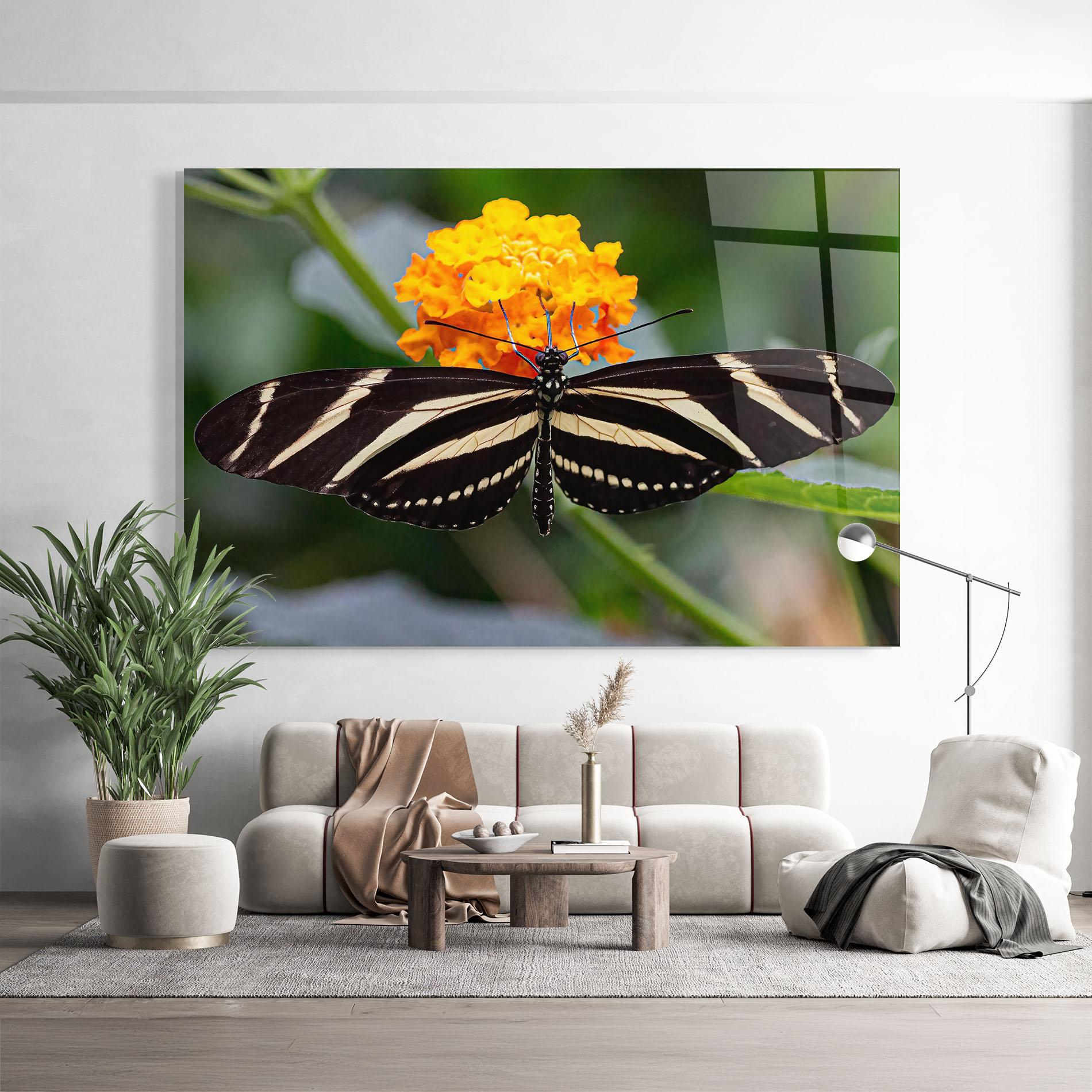 Glasbild Big Wings Butterfly mockup 9