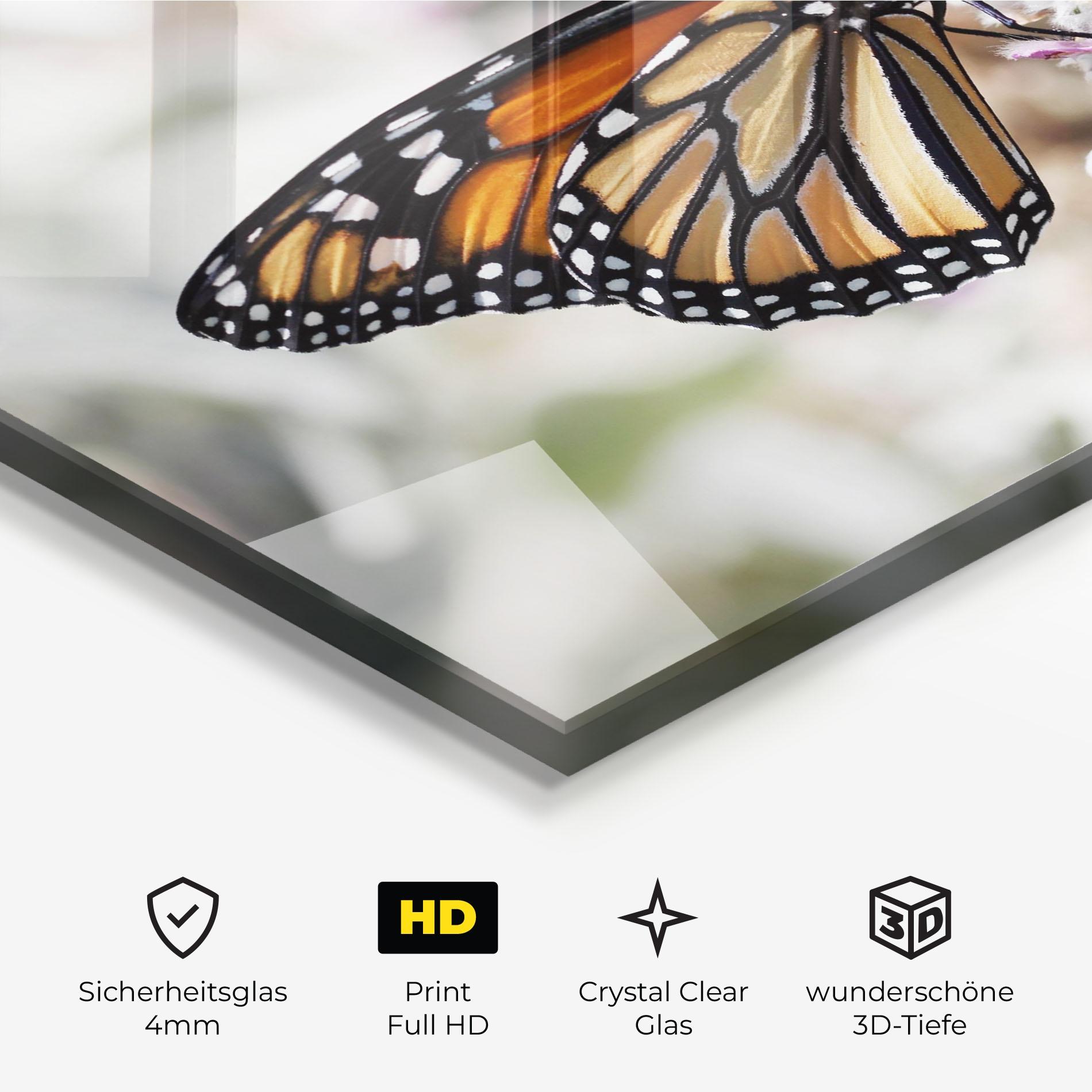 Glasbild Beauty Butterfly mockup 3
