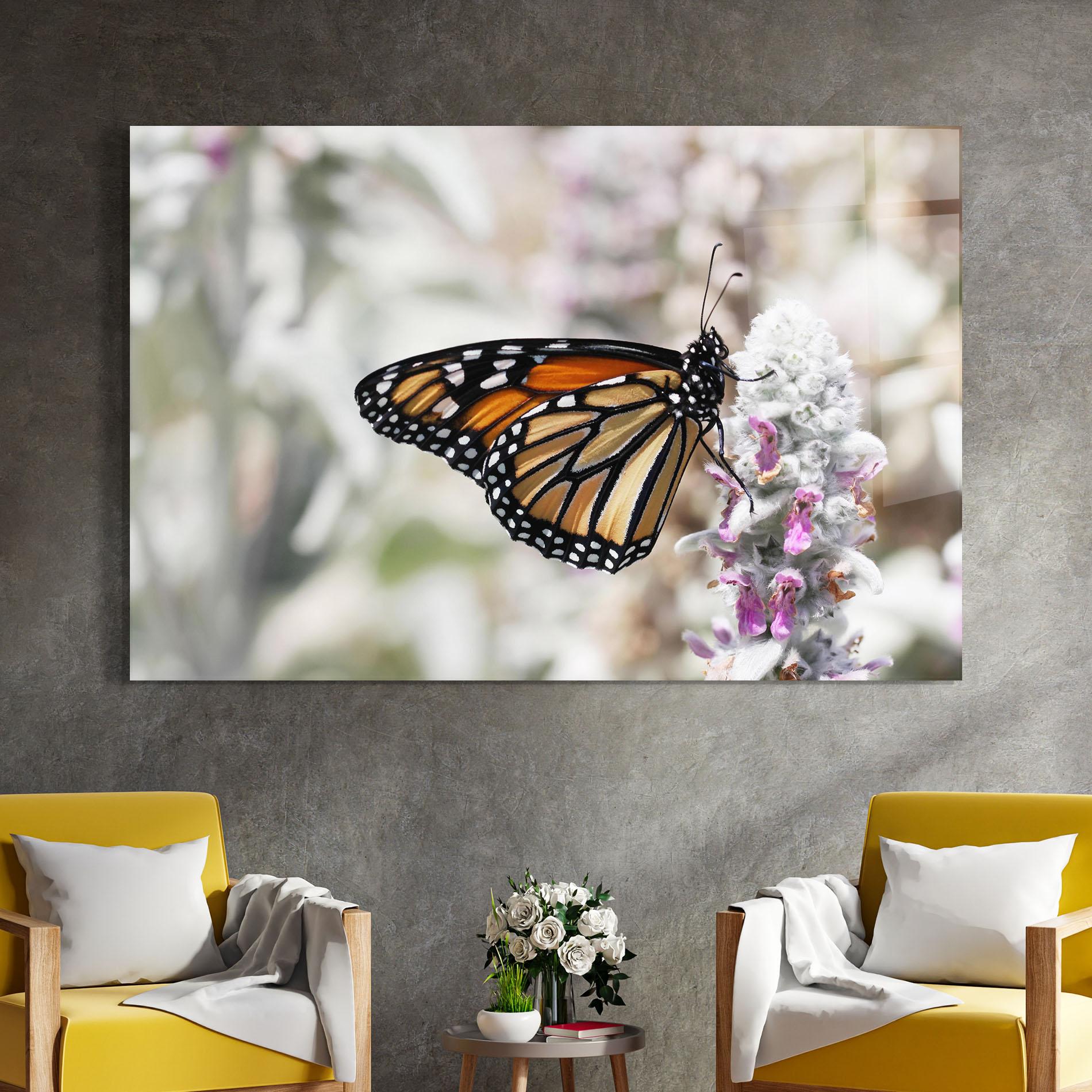 Glasbild Beauty Butterfly mockup 4