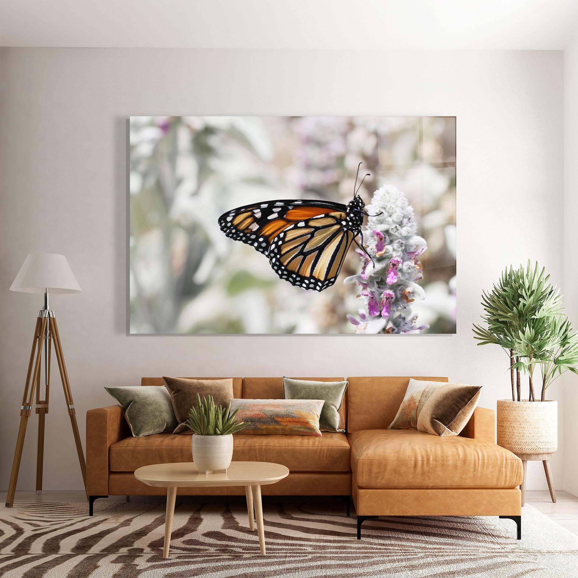 Glasbild Beauty Butterfly mockup 7
