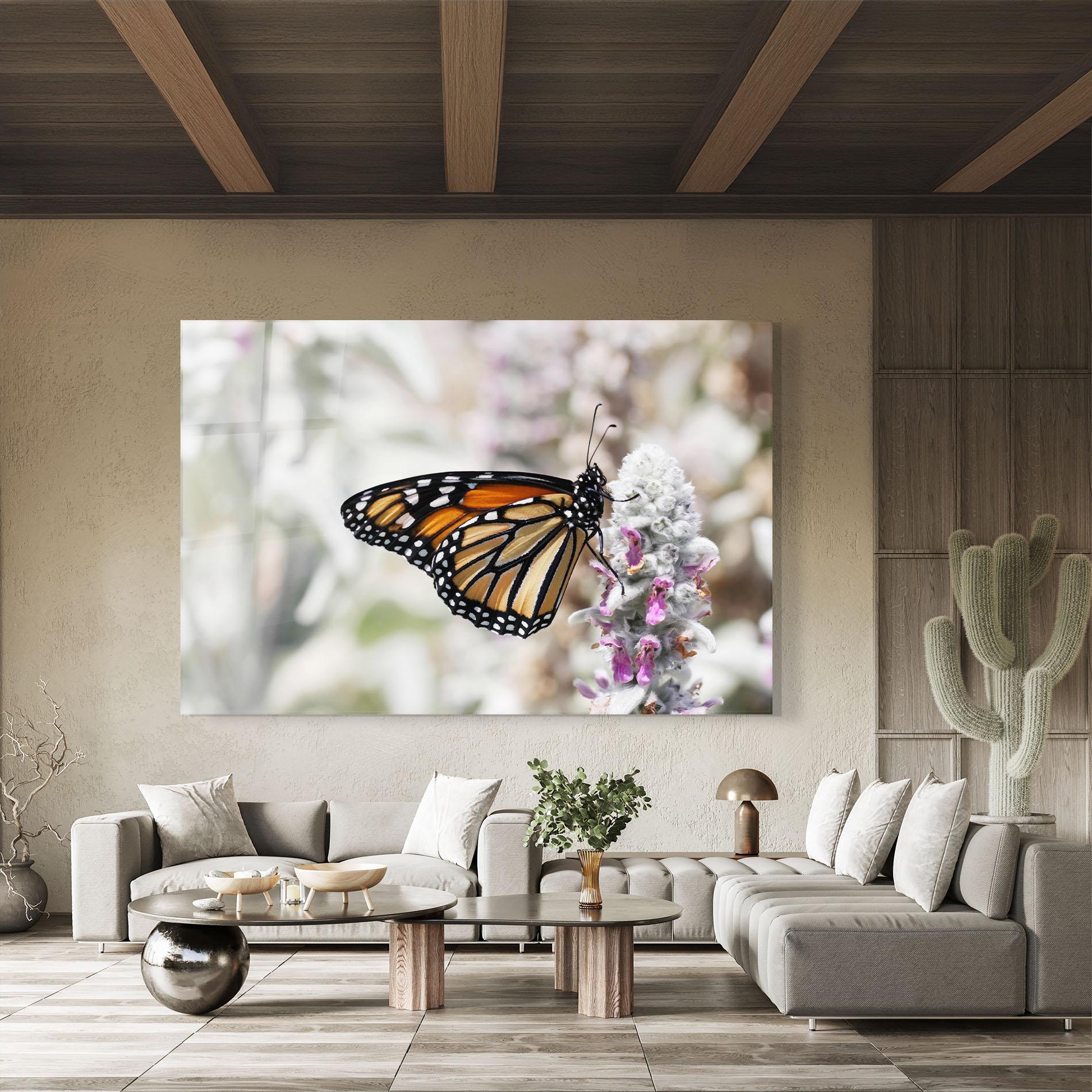 Glasbild Beauty Butterfly mockup 8