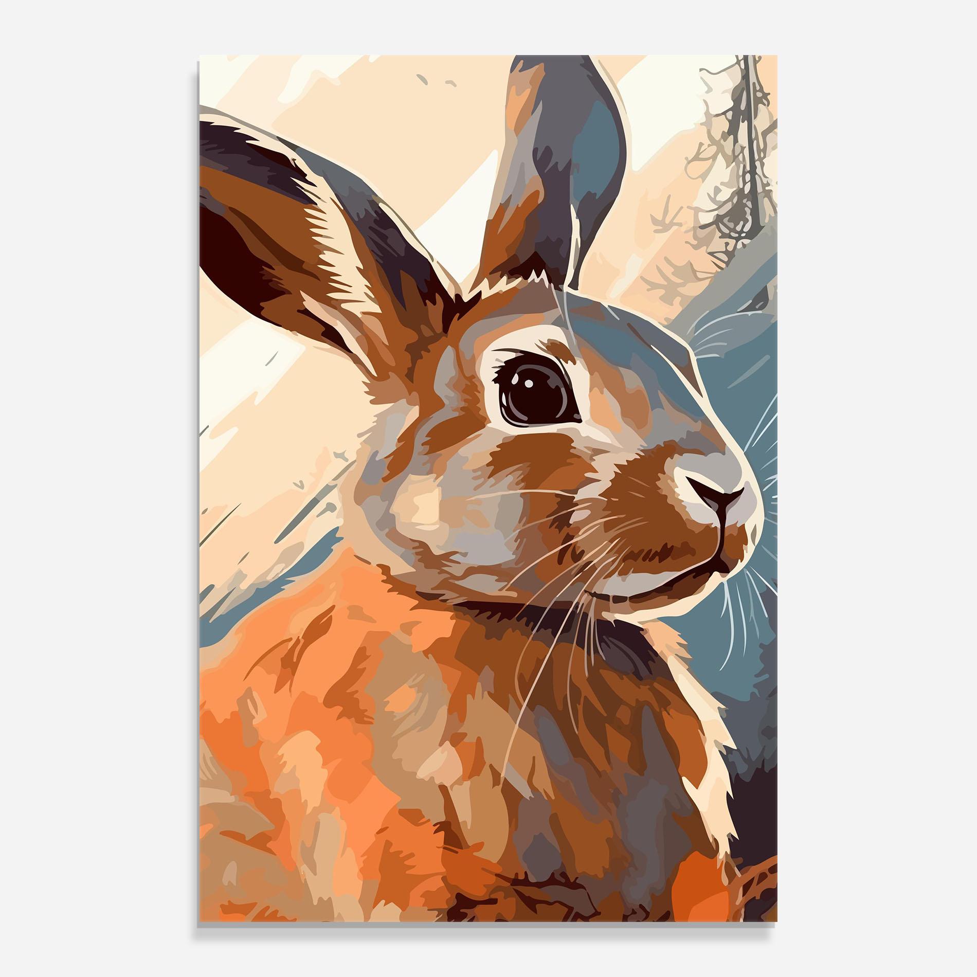 Glasbild Anime Rabbit mockup 0