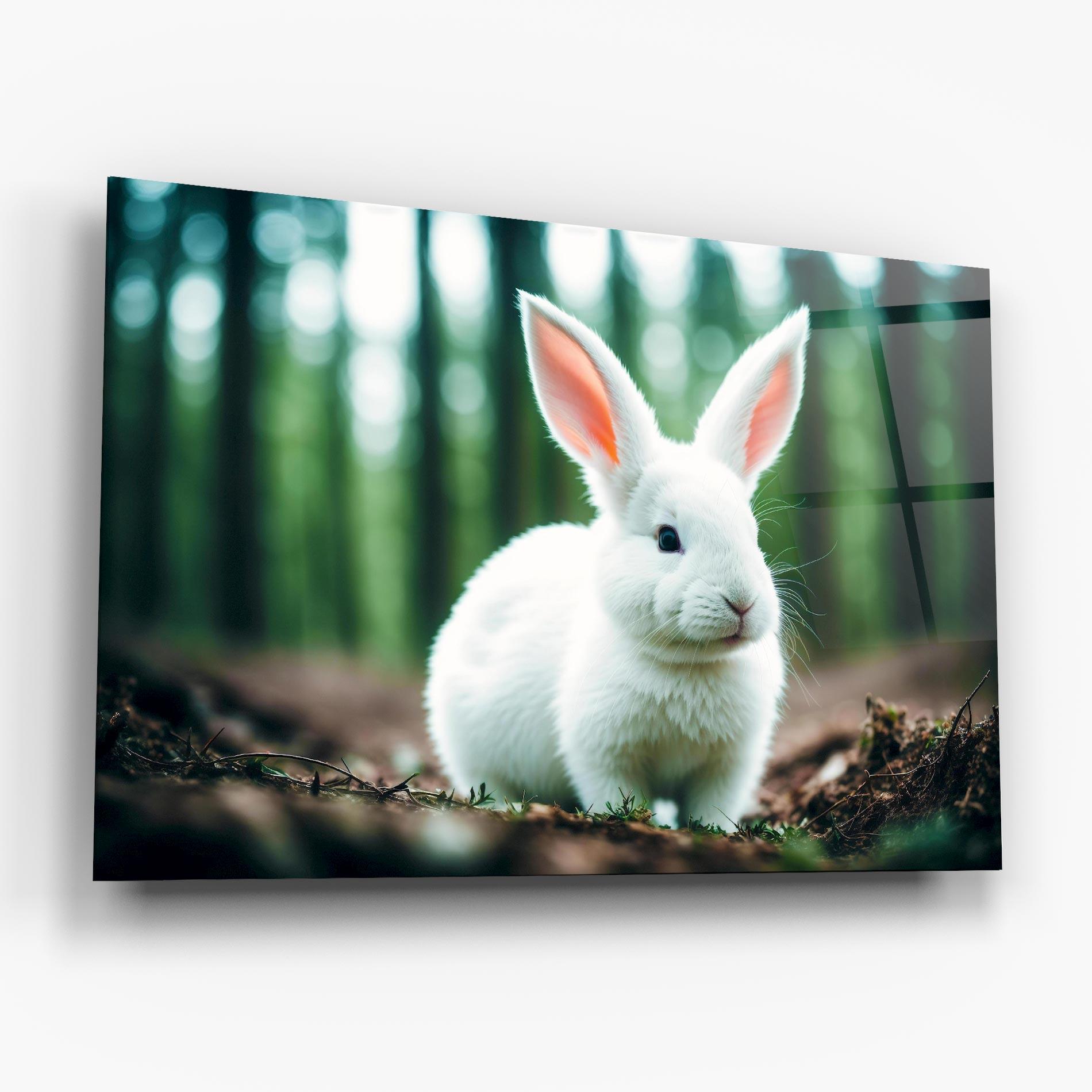 Glasbild Forest Bunny mockup 6
