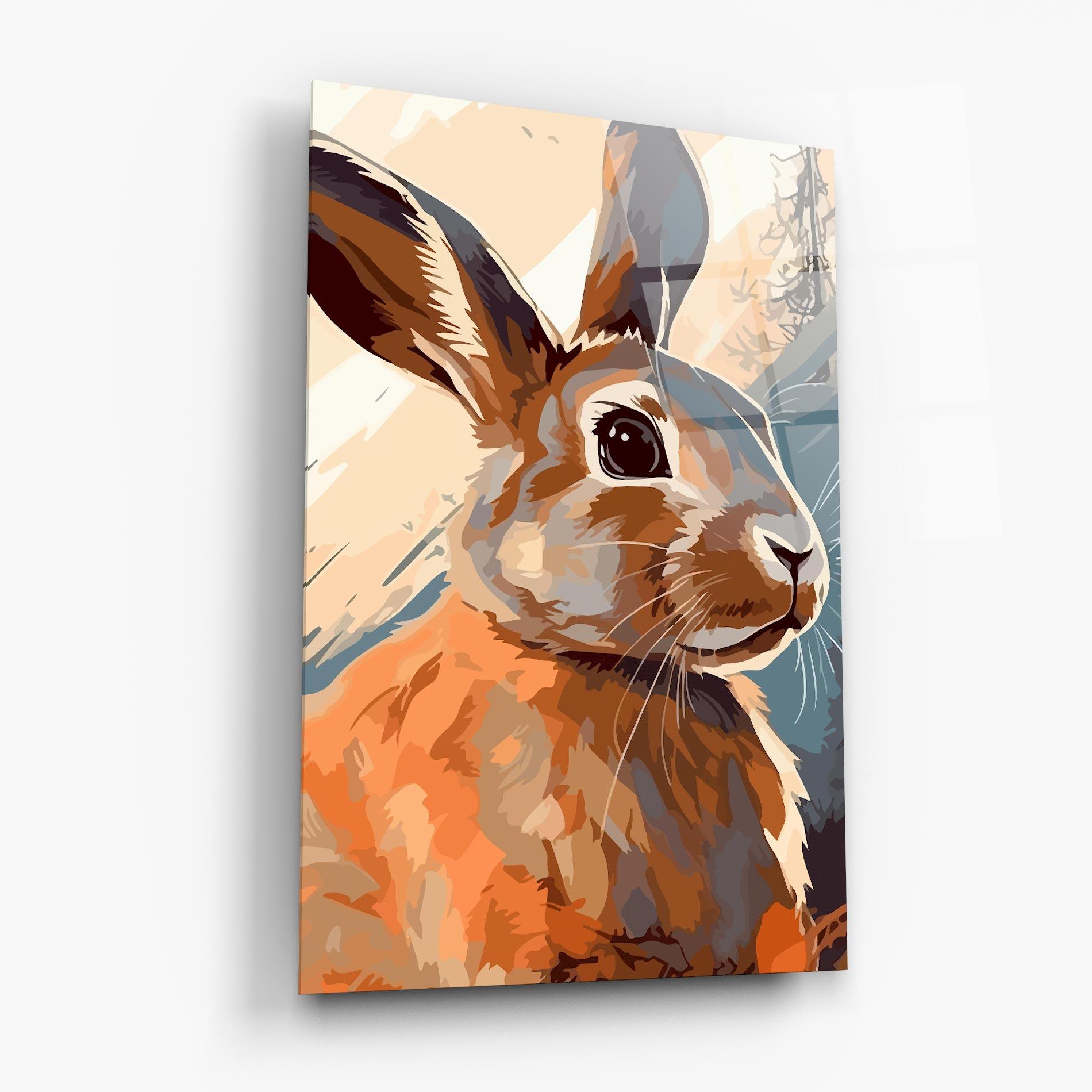 Glasbild Anime Rabbit mockup 6