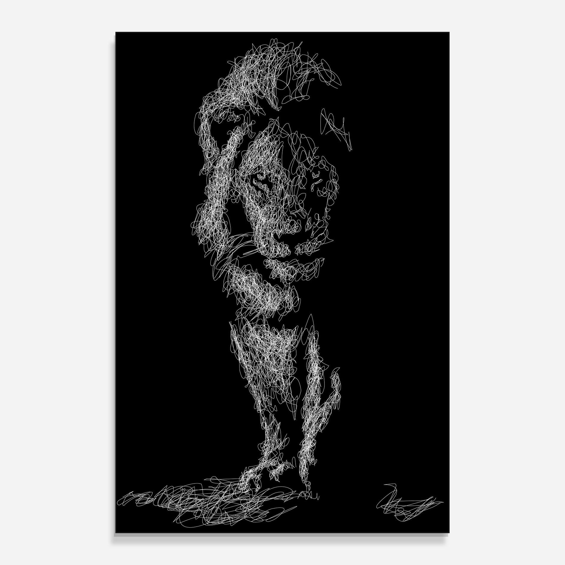 Glasbild Lion Signature mockup 0