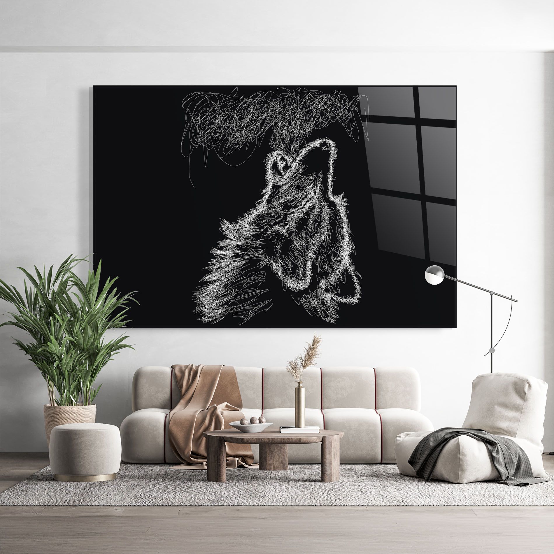 Wolf White Line mockup 9