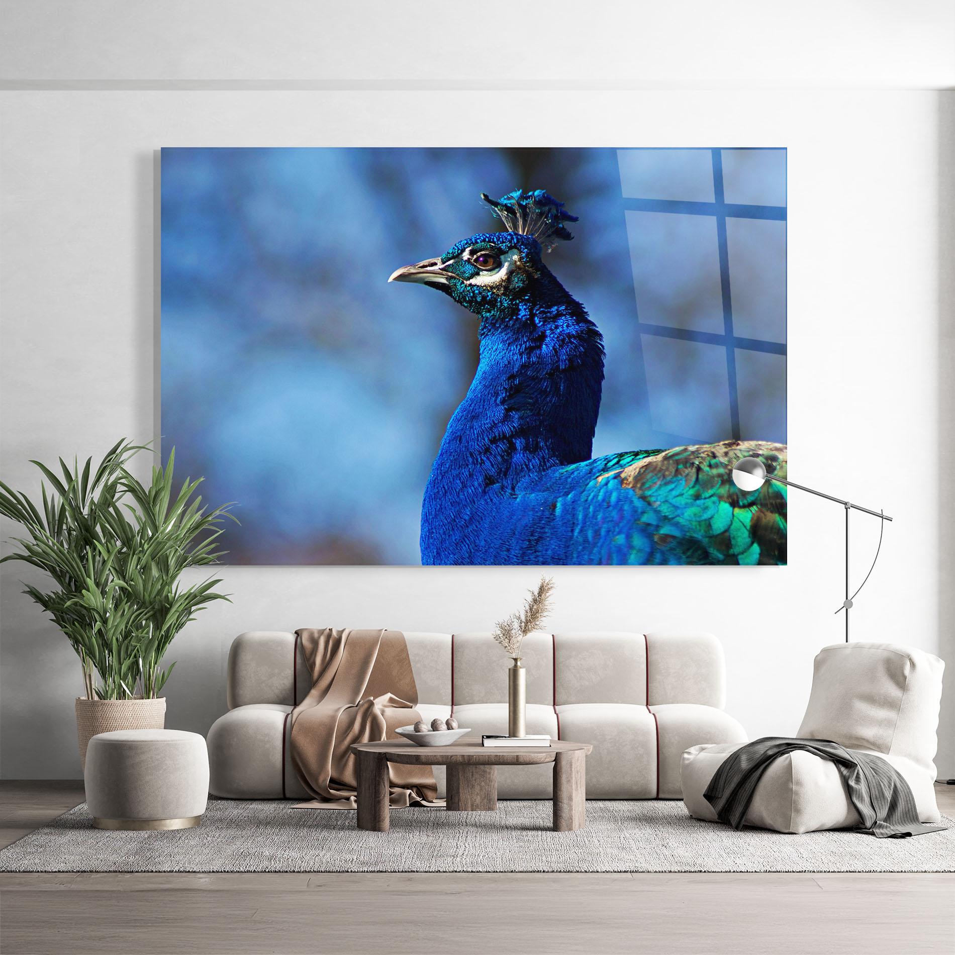 Glasbild Blue Bird mockup 9