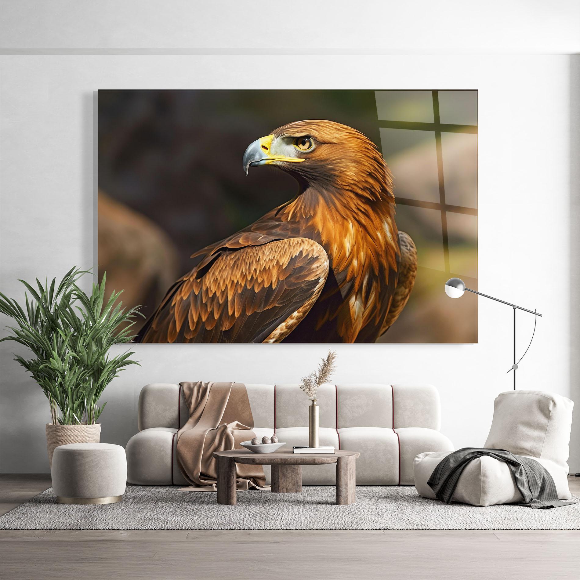 Glasbild Brown Eagle mockup 9