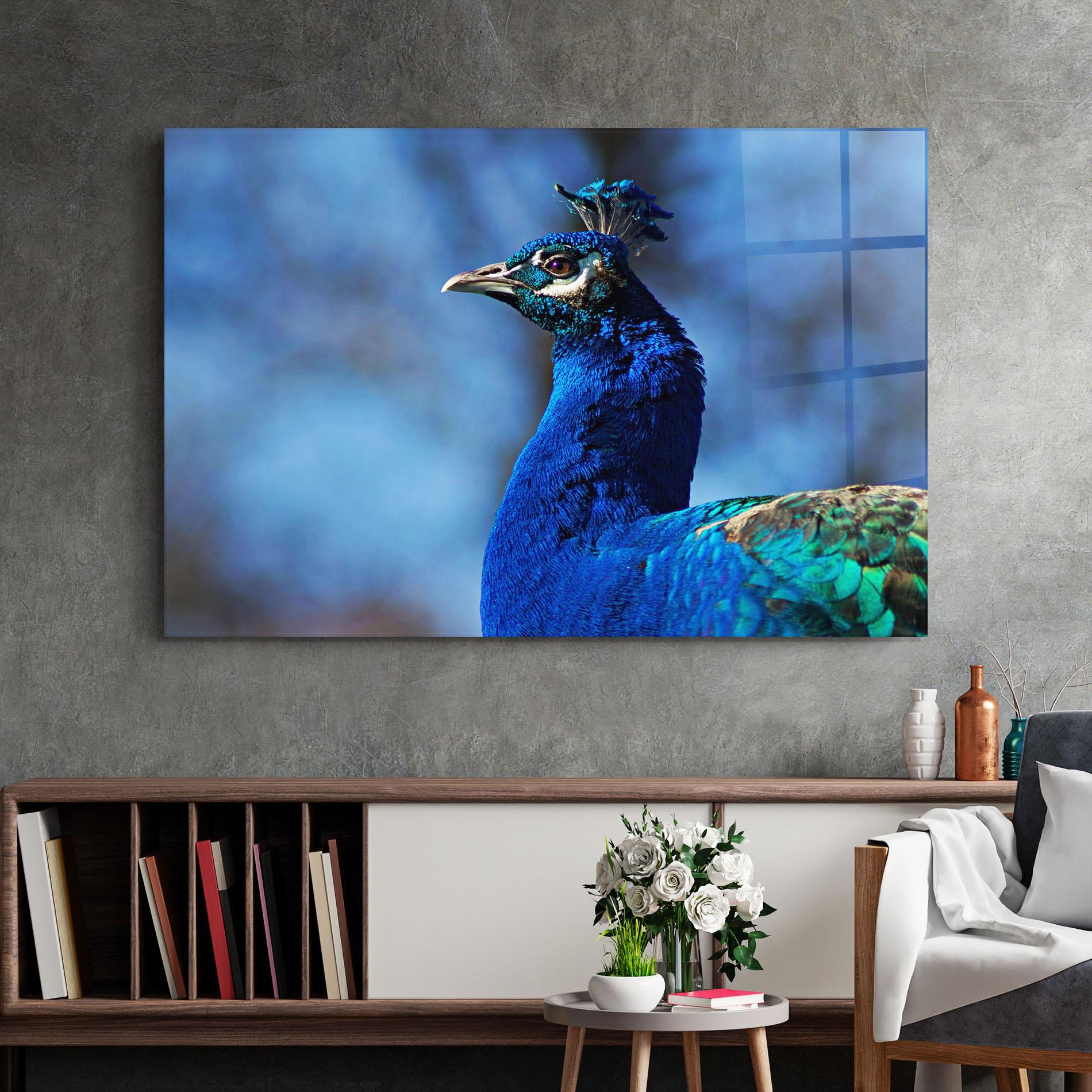 Glasbild Blue Bird mockup 2