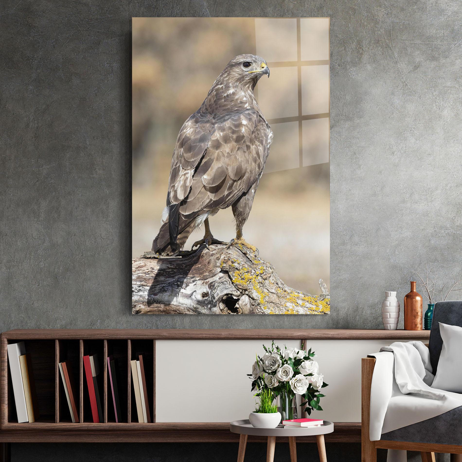 Glasbild Eagle Nature mockup 2
