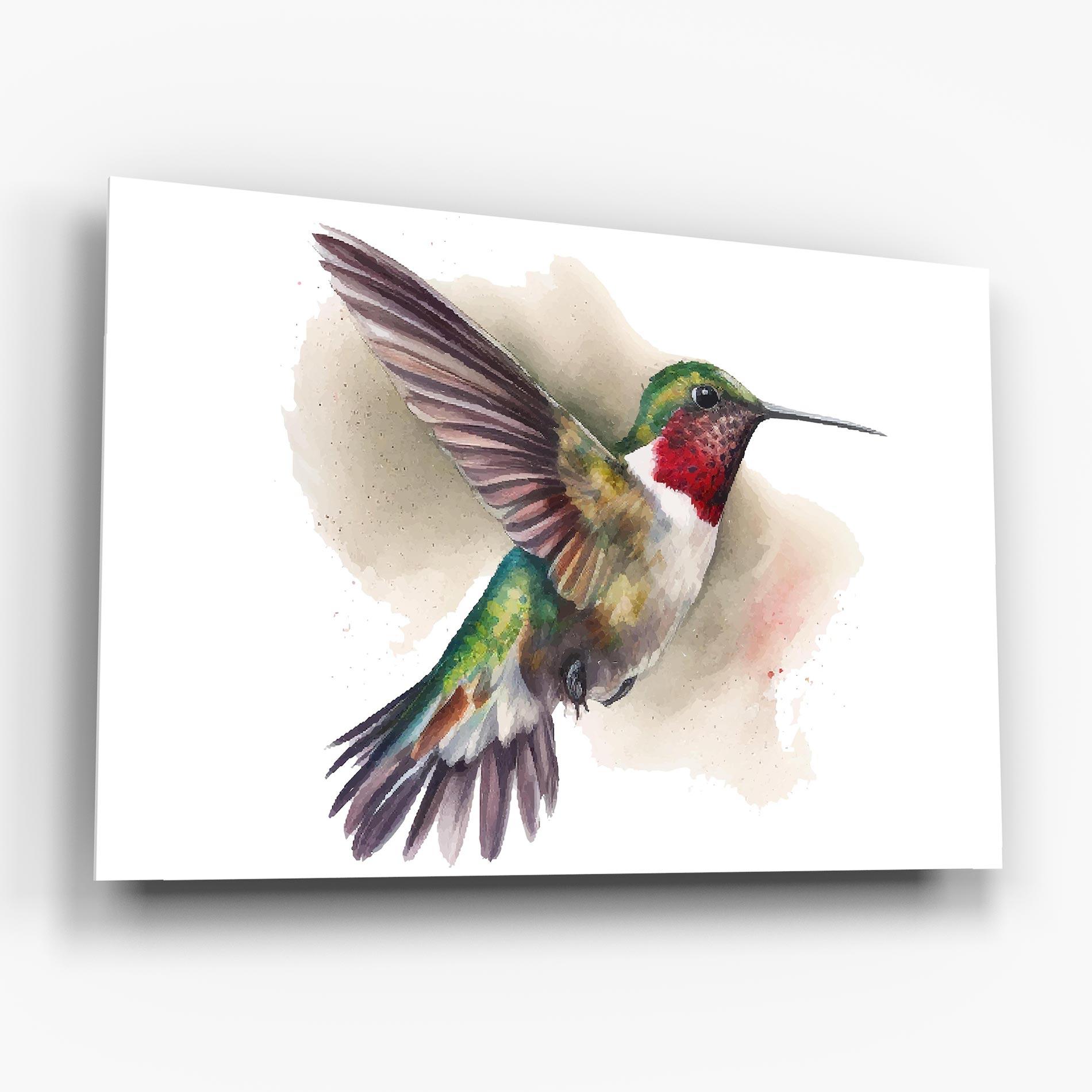 Glasbild Beautiful Bird mockup 6