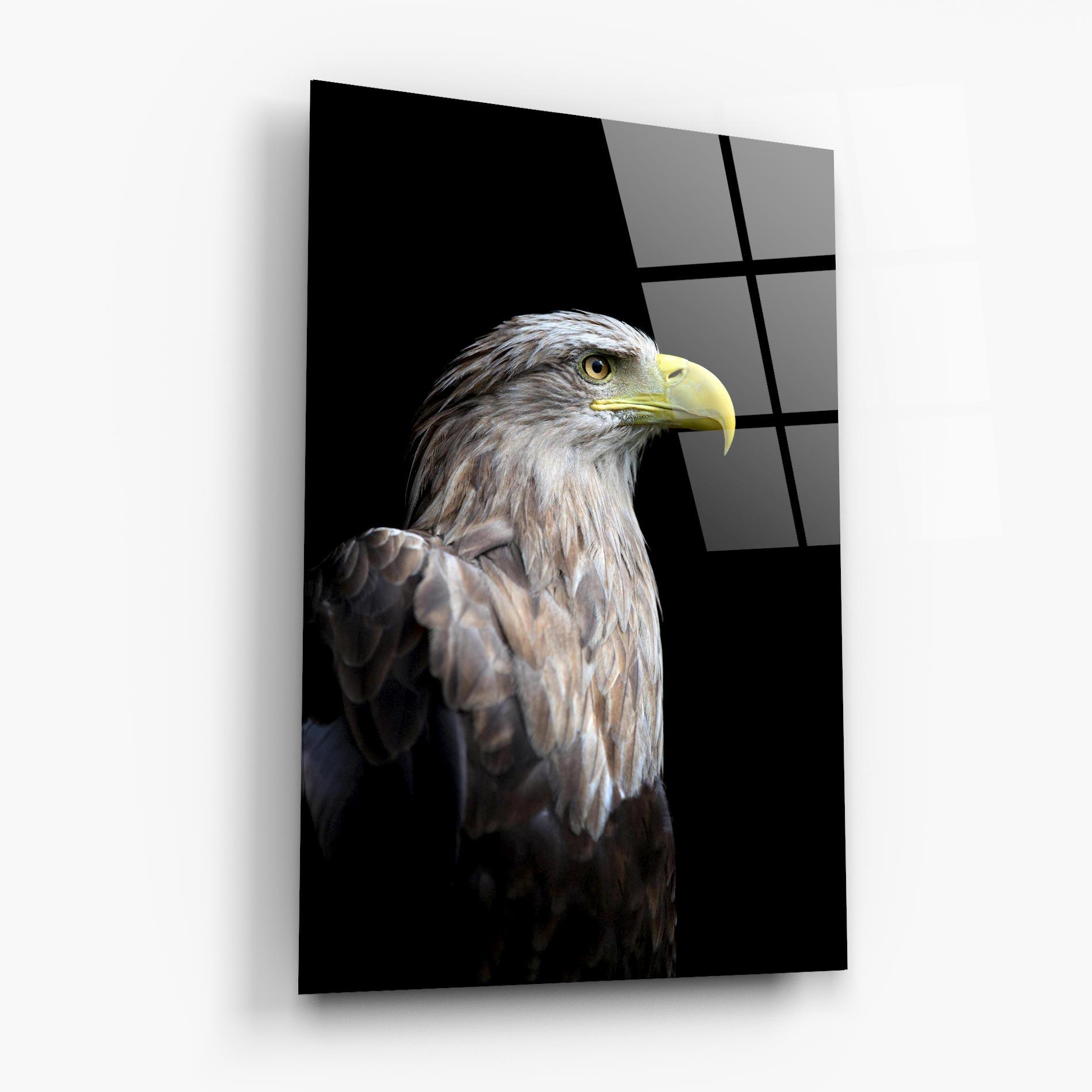 Glasbild Close Up Eagle mockup 6