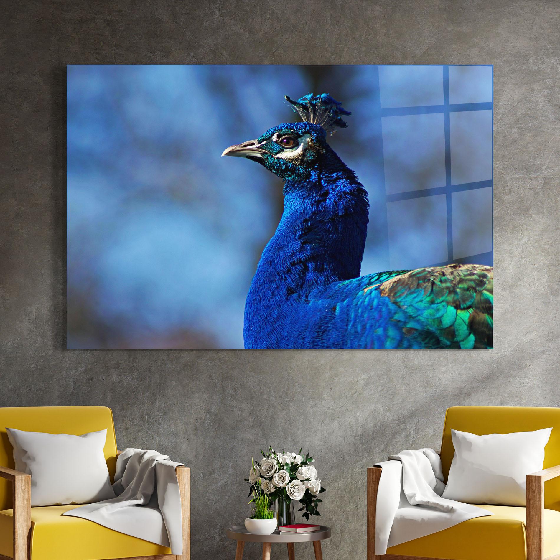 Glasbild Blue Bird mockup 4