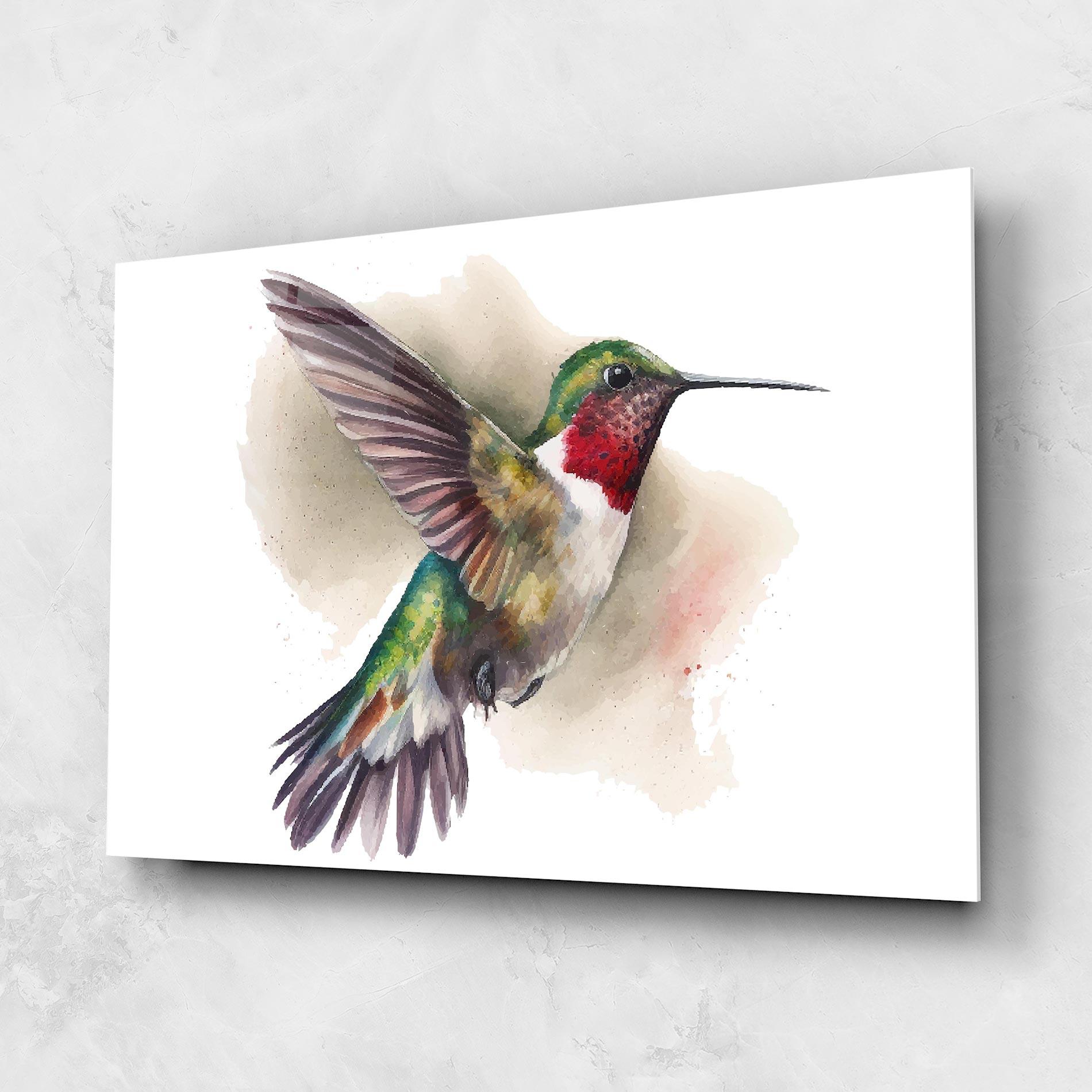 Glasbild Beautiful Bird mockup 1