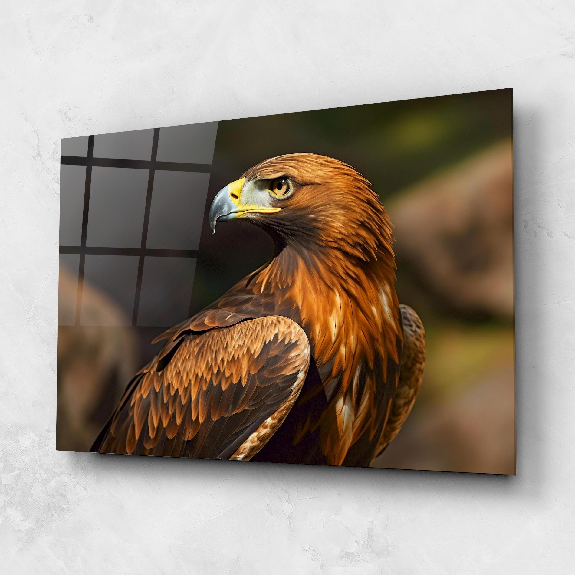 Glasbild Brown Eagle mockup 1