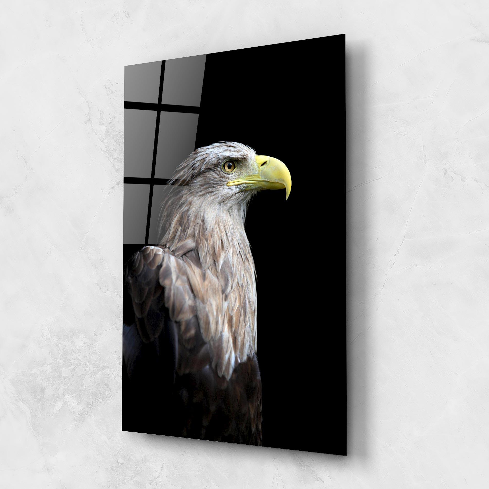 Glasbild Close Up Eagle mockup 1