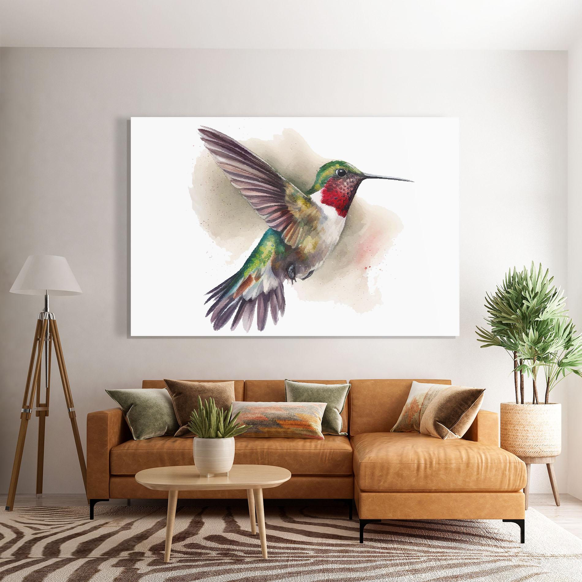 Glasbild Beautiful Bird mockup 7