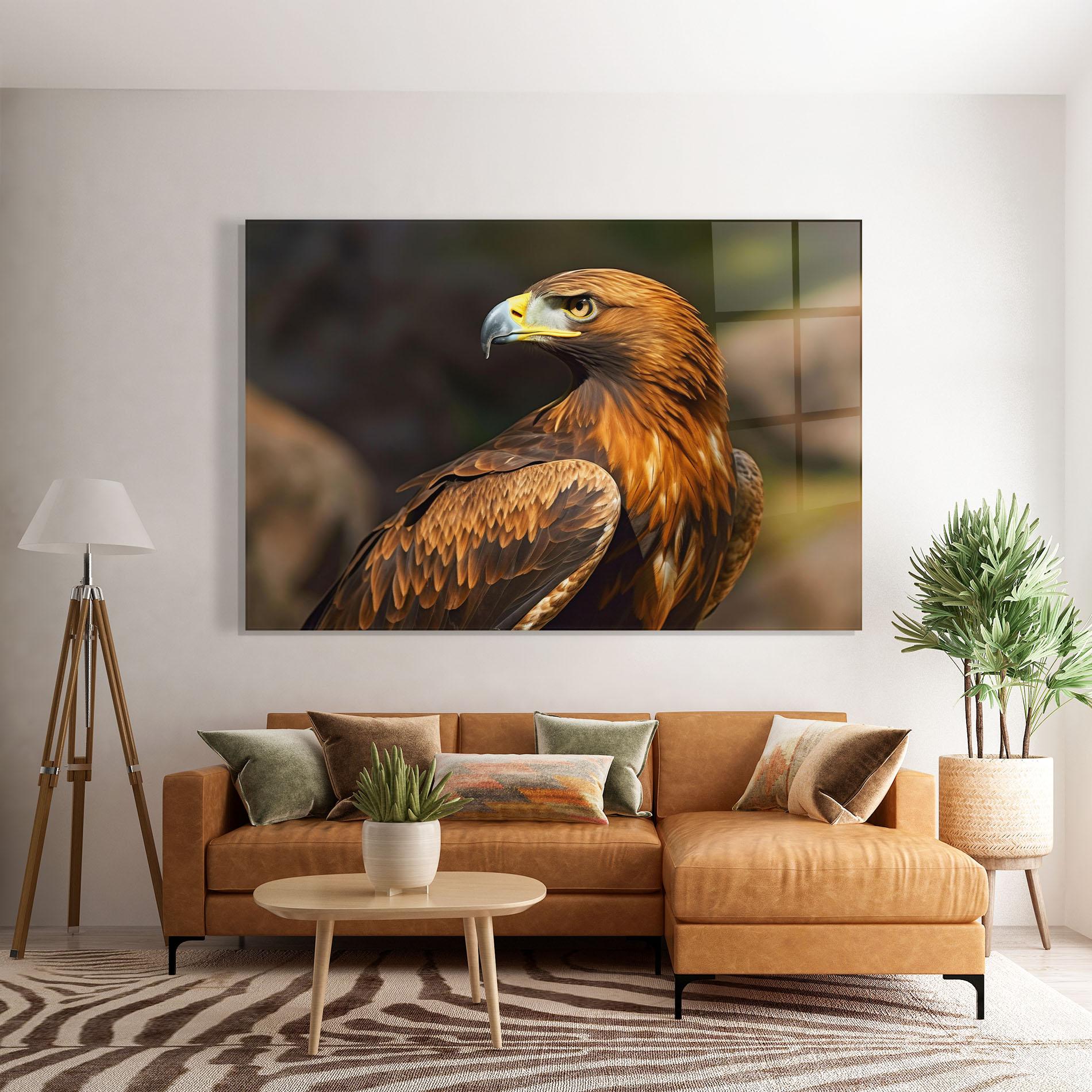 Glasbild Brown Eagle mockup 7