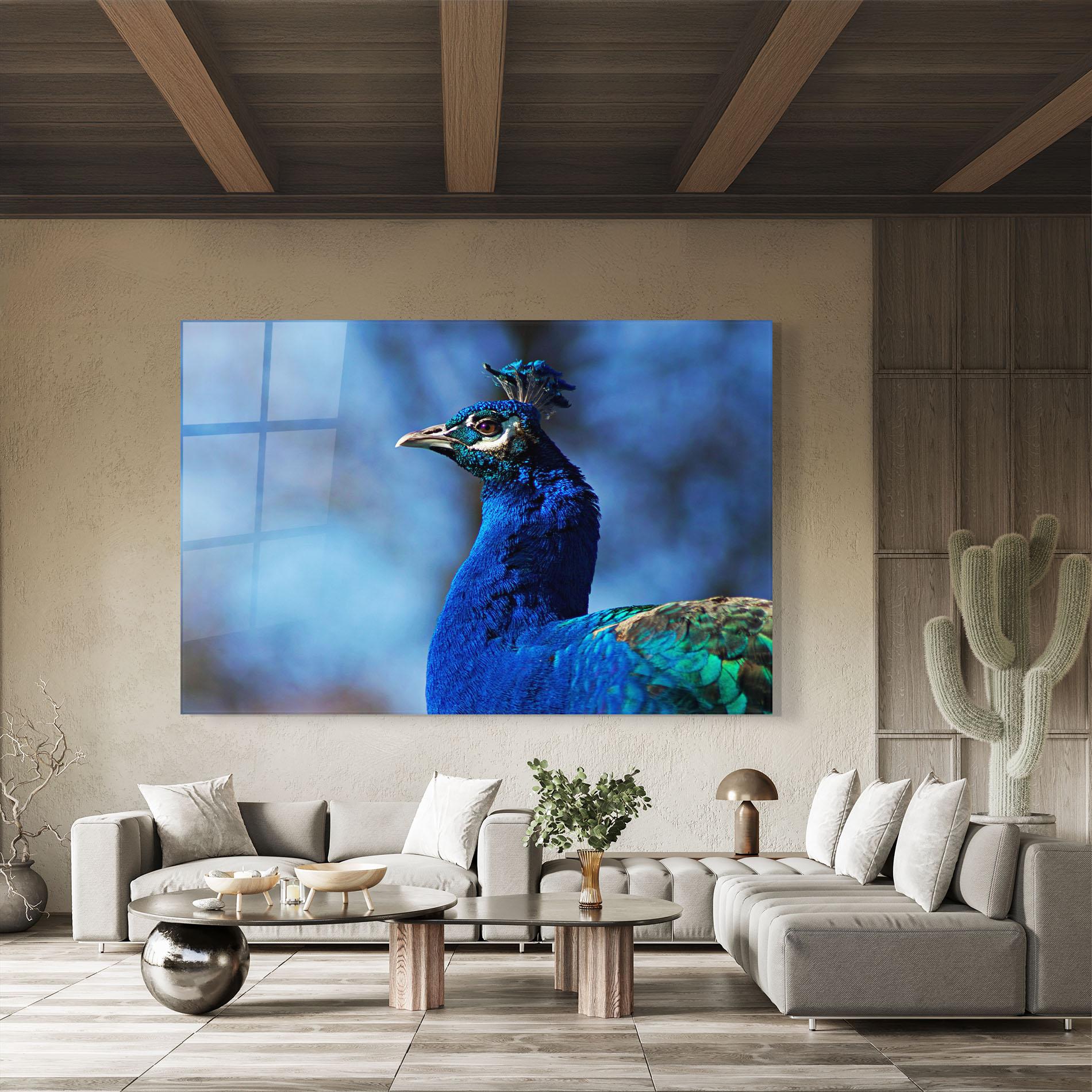Glasbild Blue Bird mockup 8