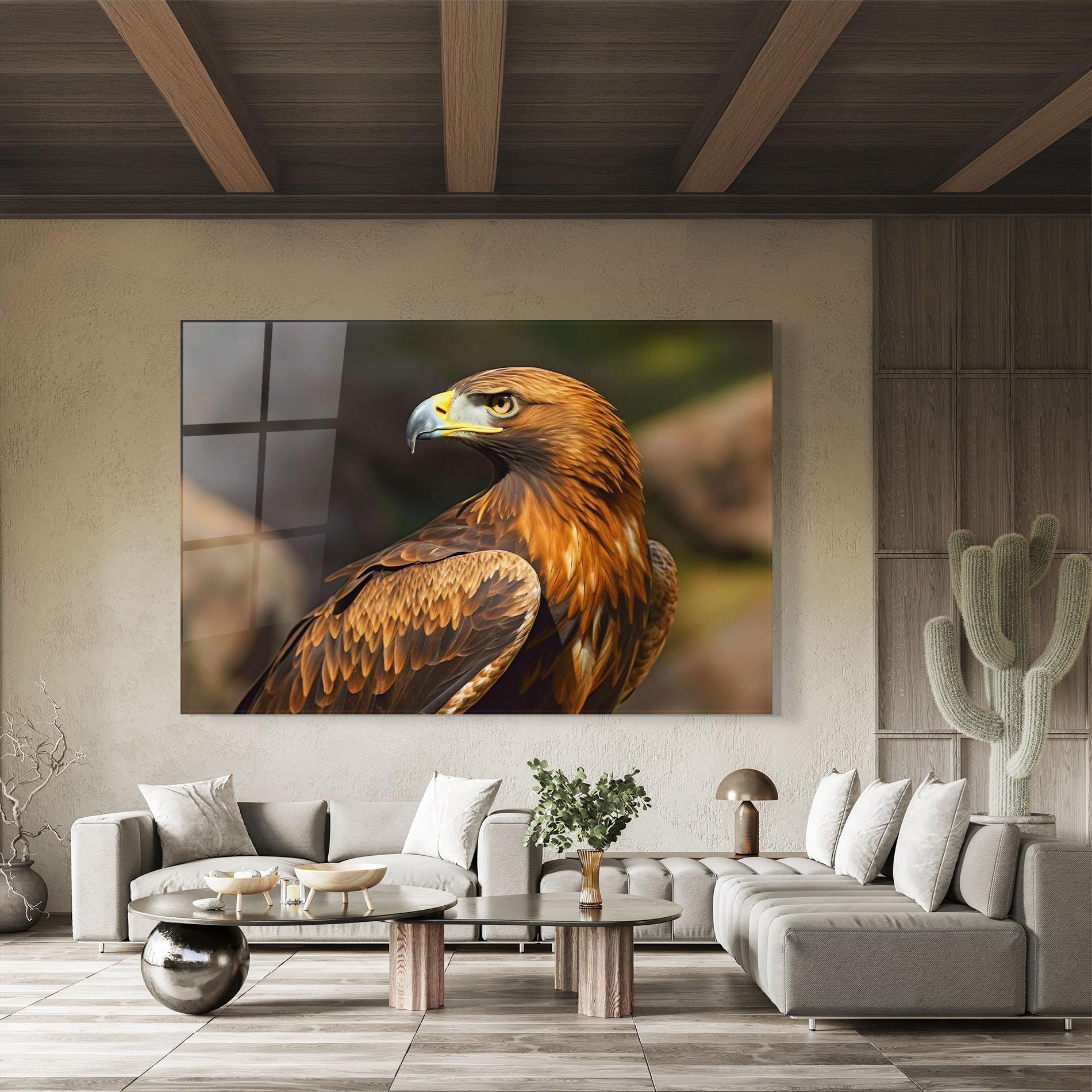 Glasbild Brown Eagle mockup 8