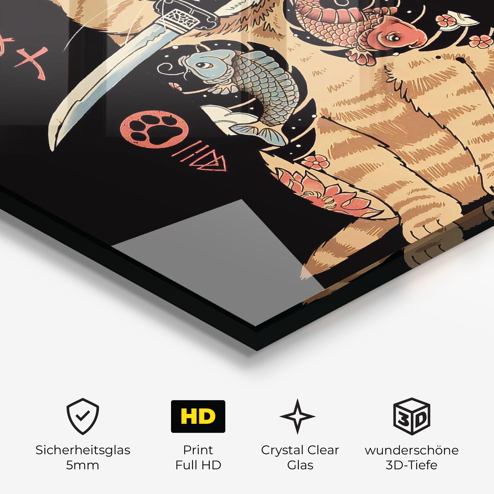 Glasbild Catana mockup 3