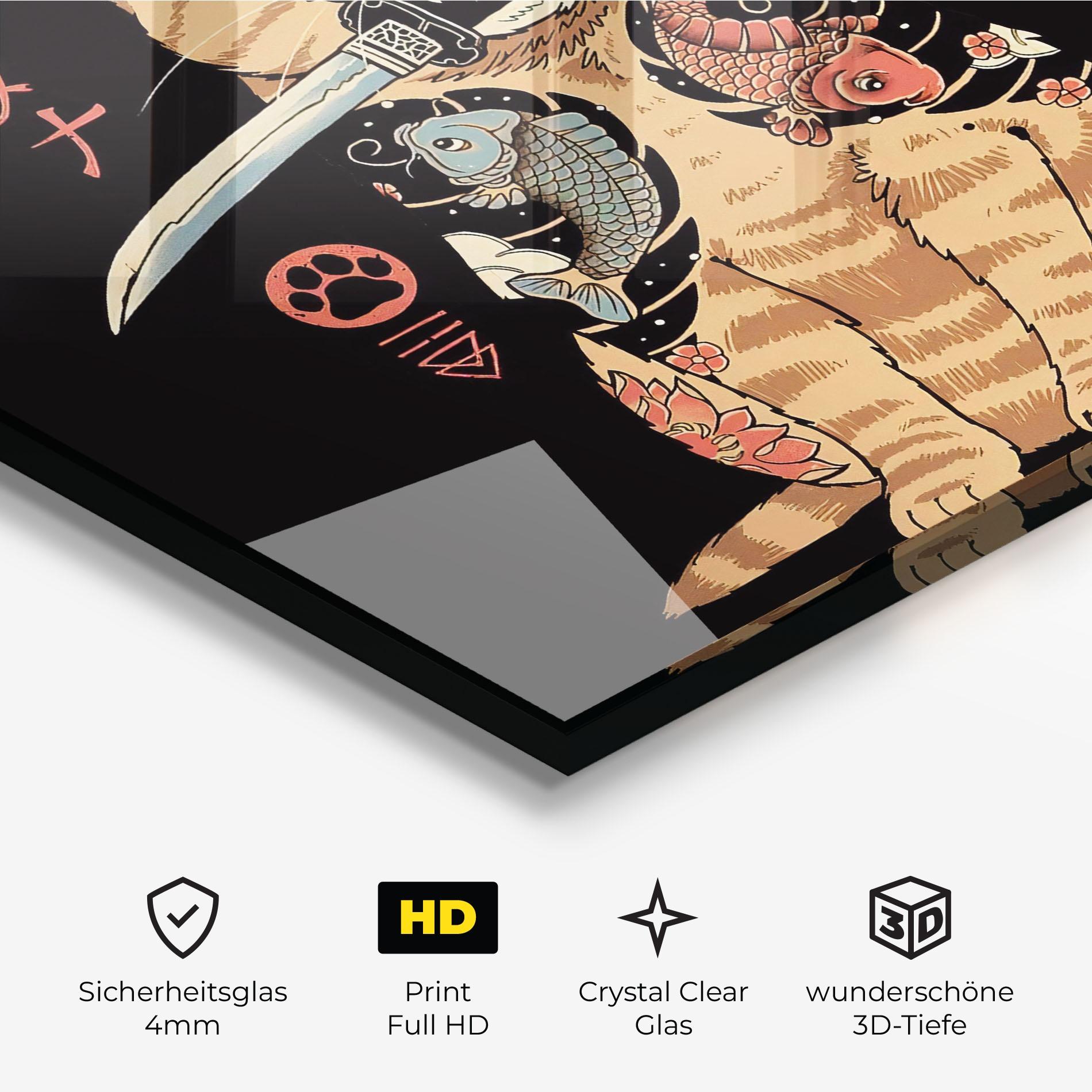 Glasbild Catana mockup 3