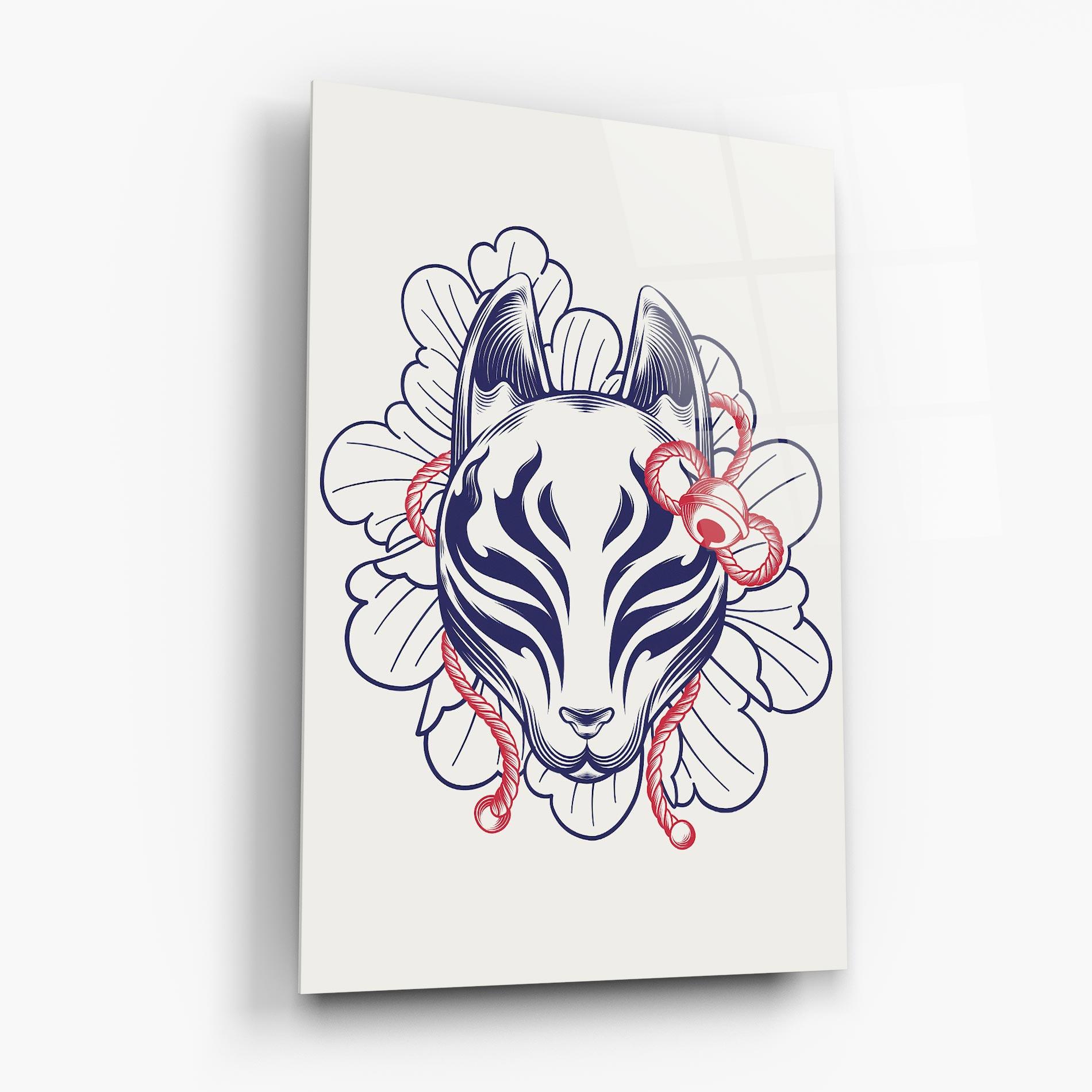 Glasbild Asiatic Cat mockup 6