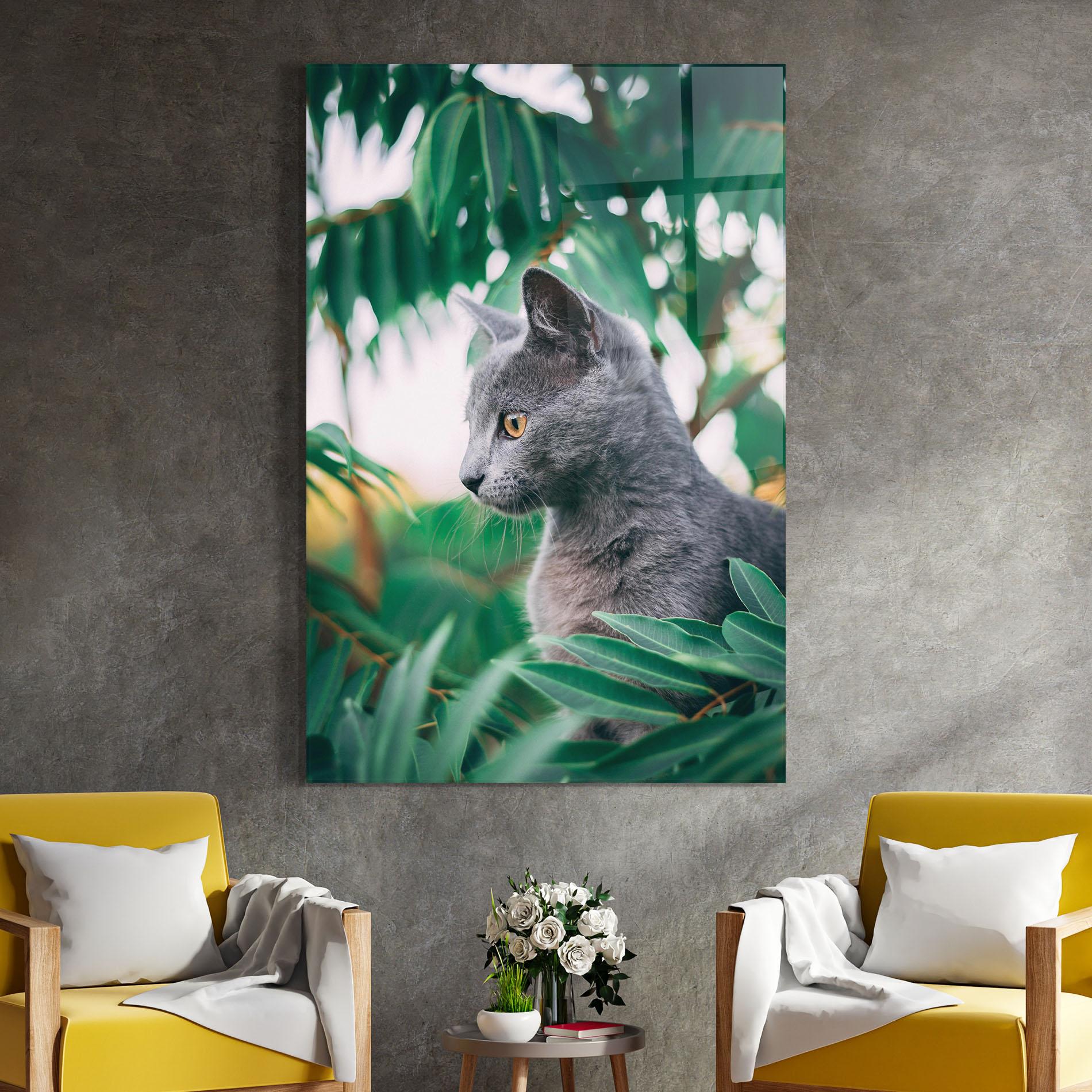 Glasbild Cat Tree mockup 4