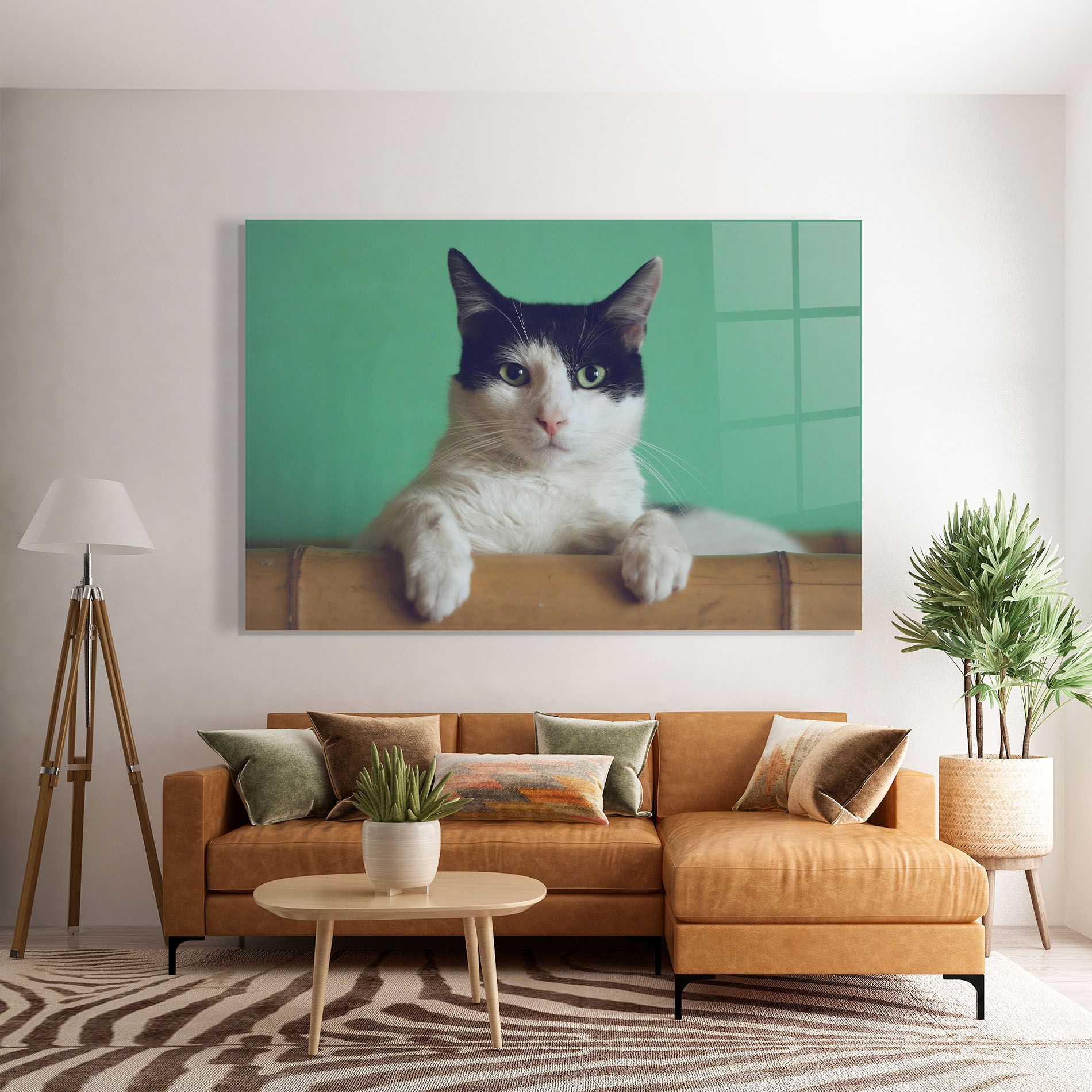 Black White Cat mockup 7