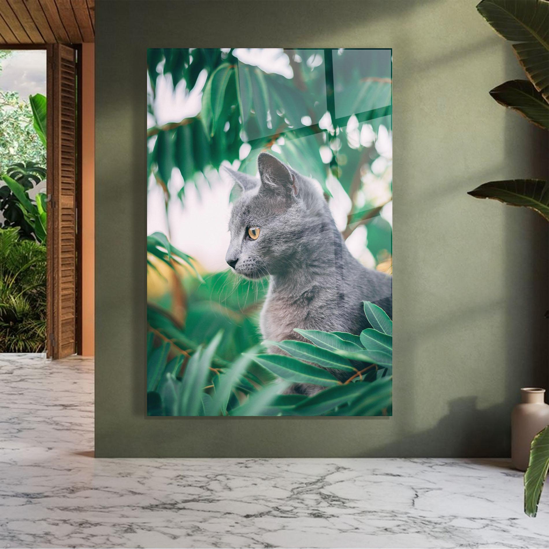 Glasbild Cat Tree mockup 7