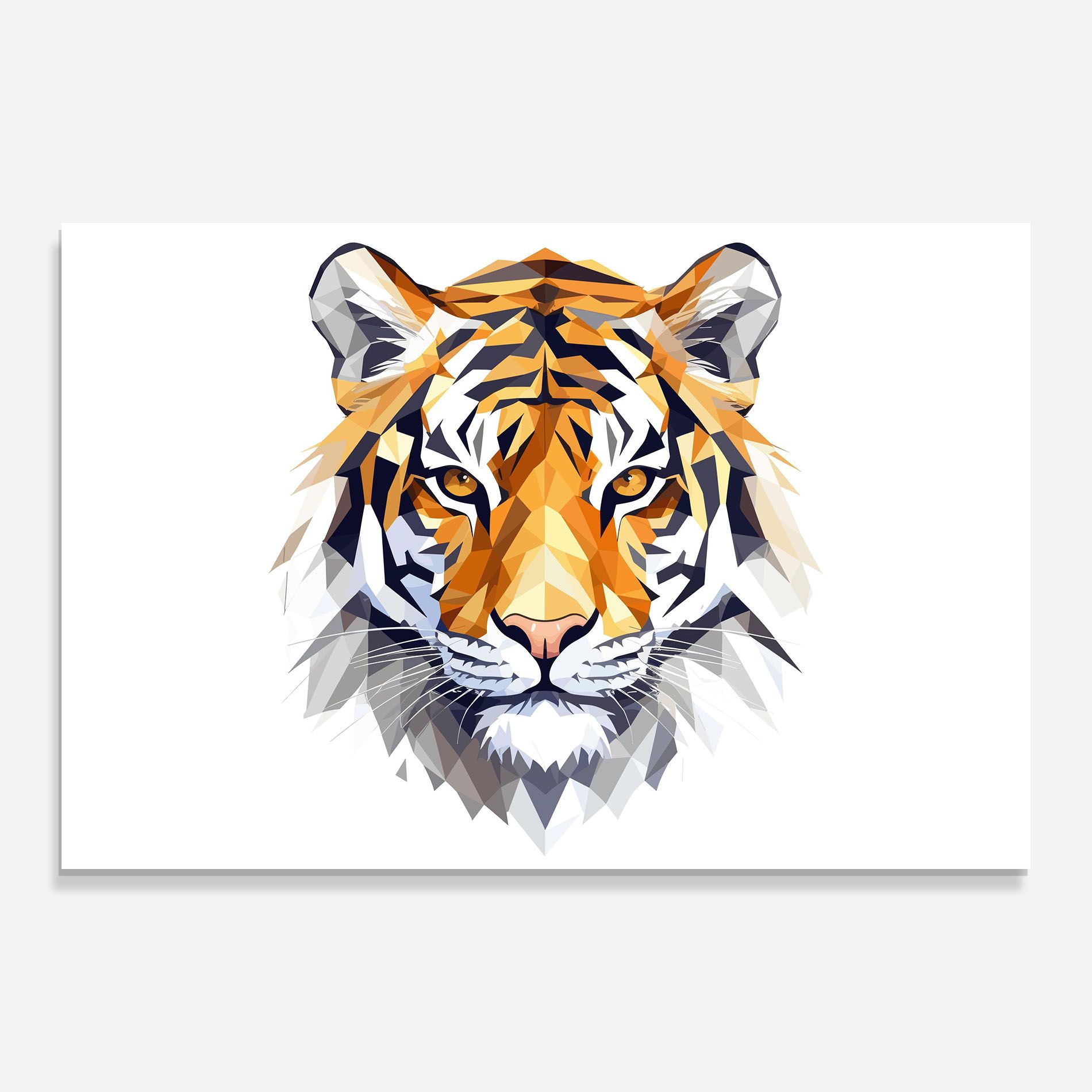 Beautifu Tiger Portrait mockup 0