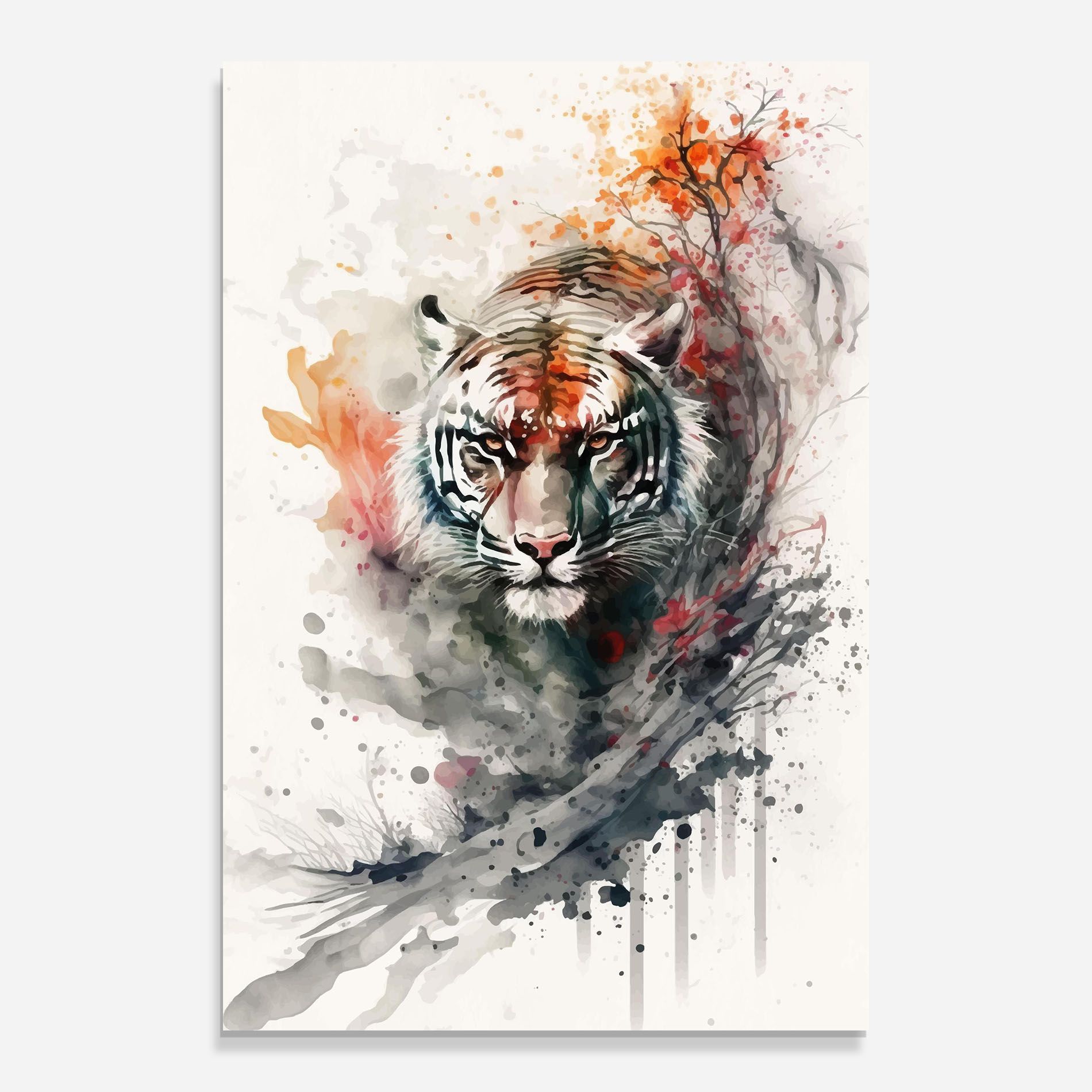 Beautiful Tiger Art mockup 0
