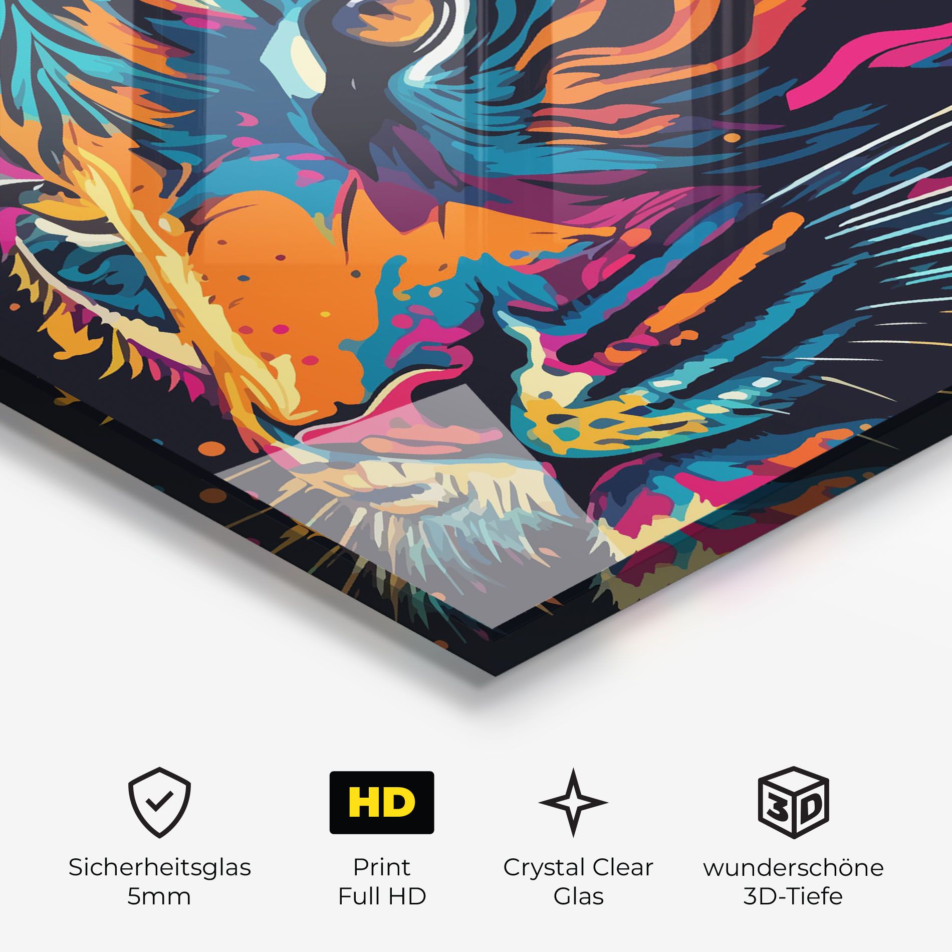 Colorful Tiger mockup 3