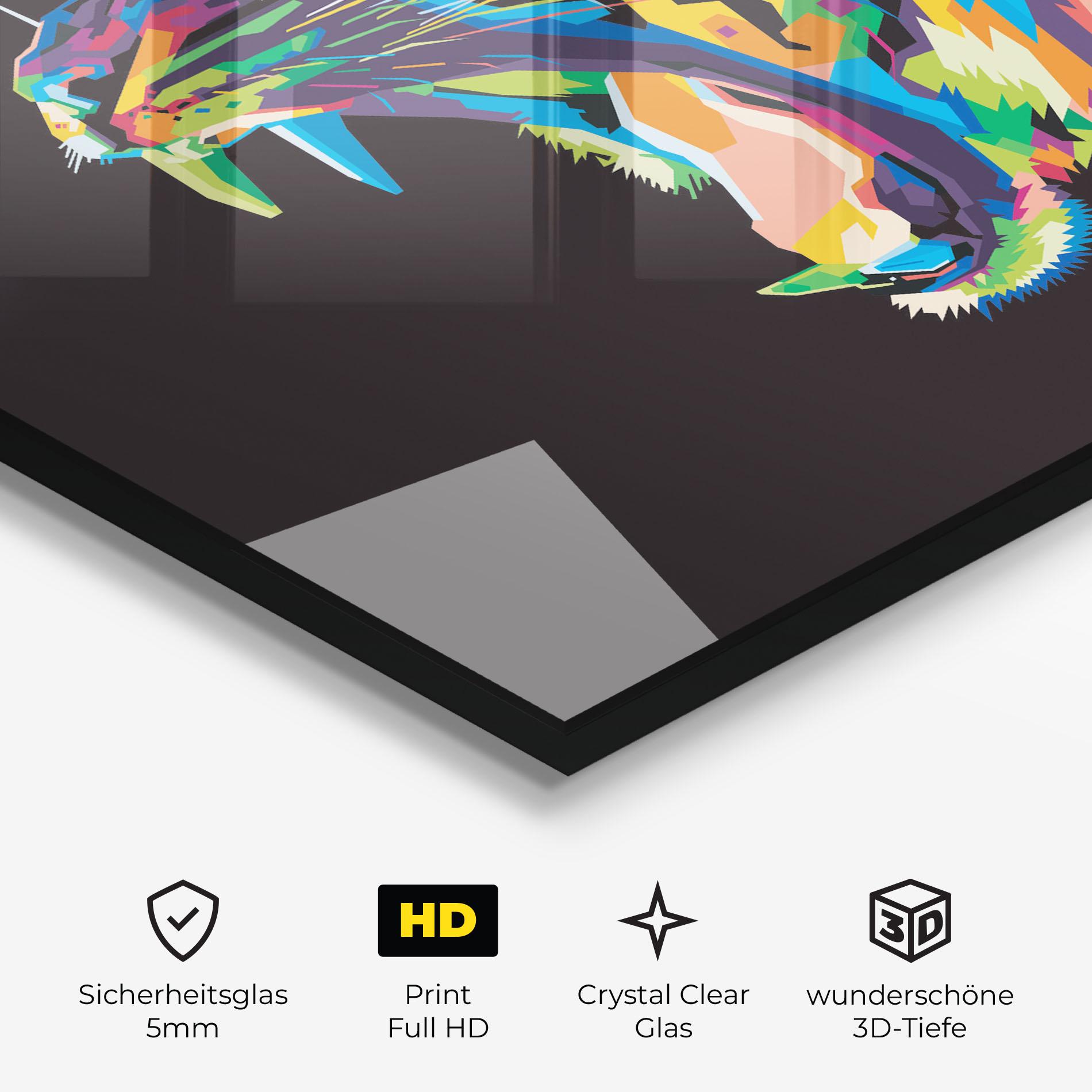 Glasbild Ready To Eat mockup 3