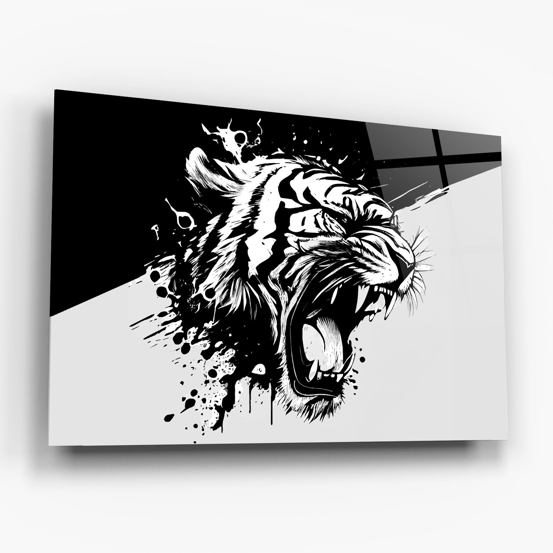 Black Grey Tiger mockup 6