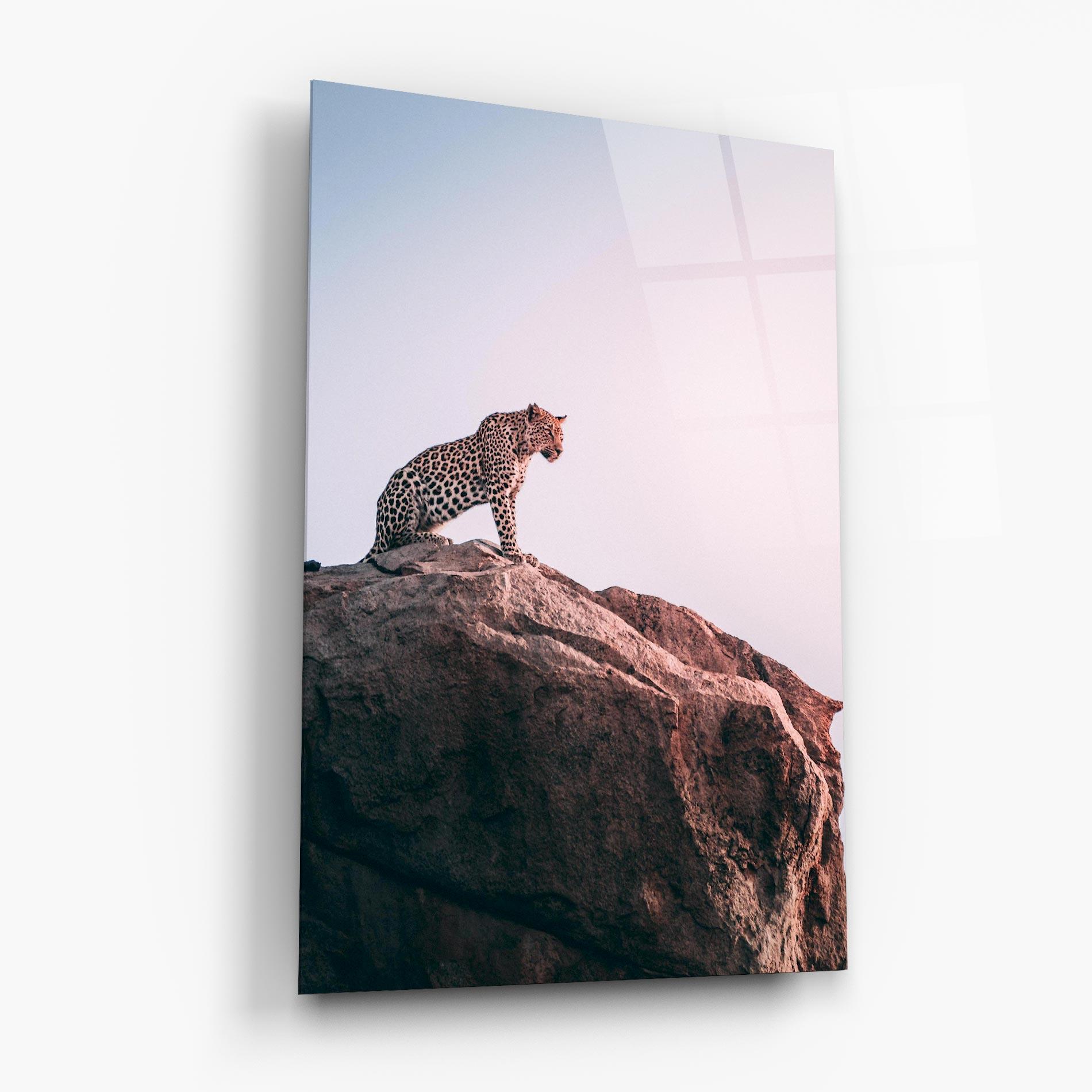 Glasbild Mountain Leopard mockup 6