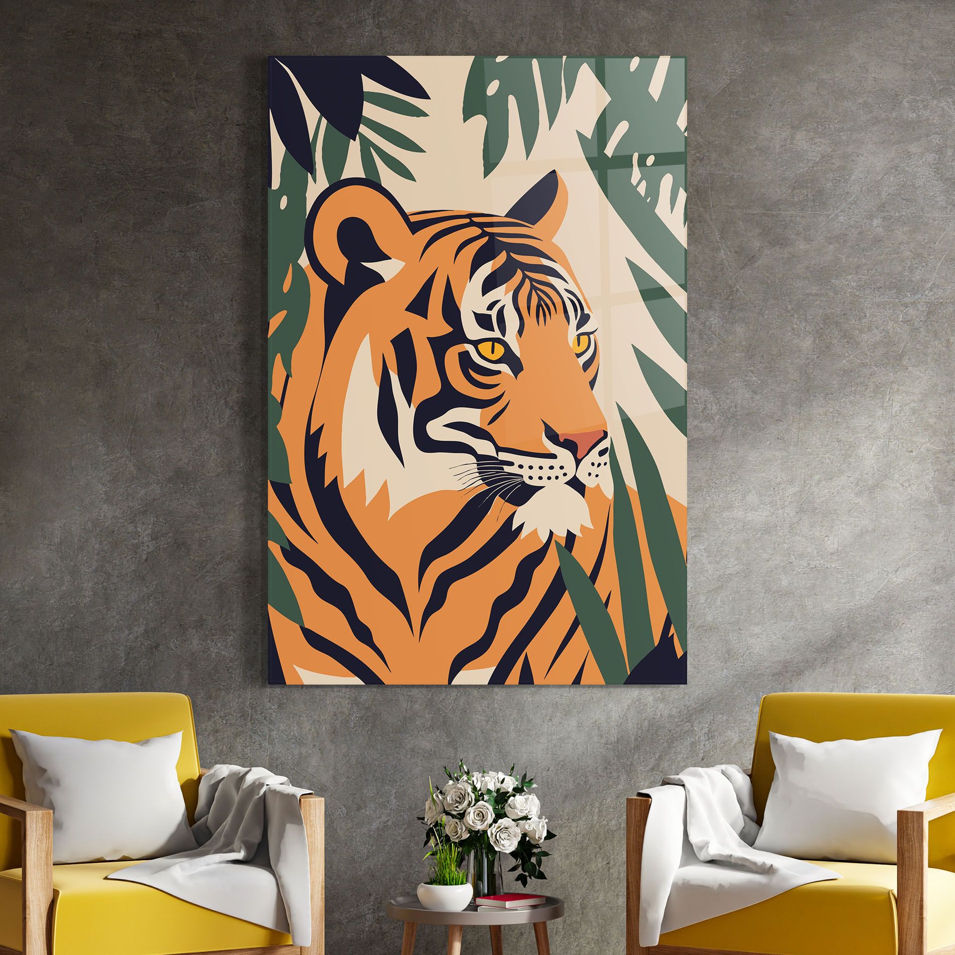 Cartoon Style Tiger mockup 4