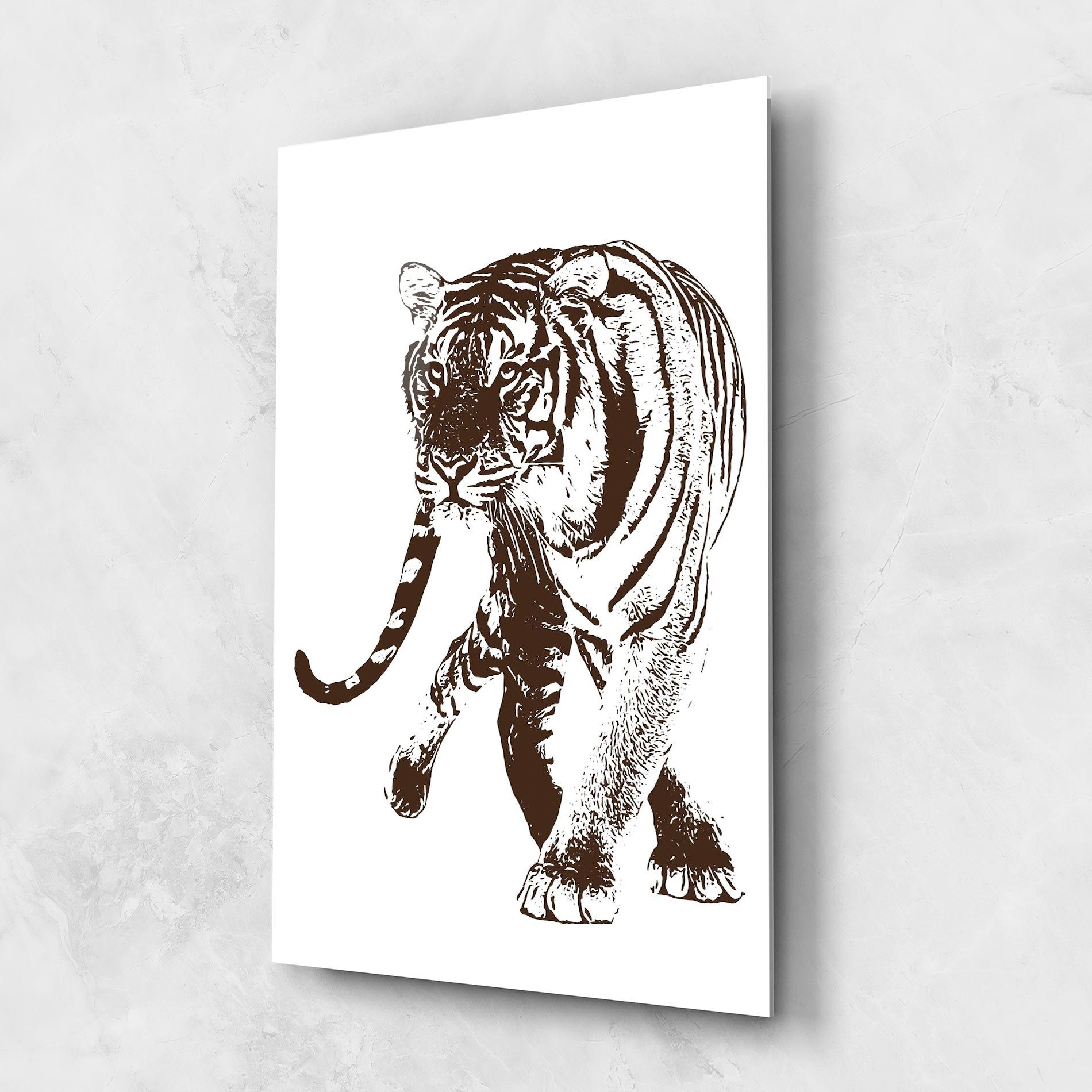 Brown Line Tiger mockup 1