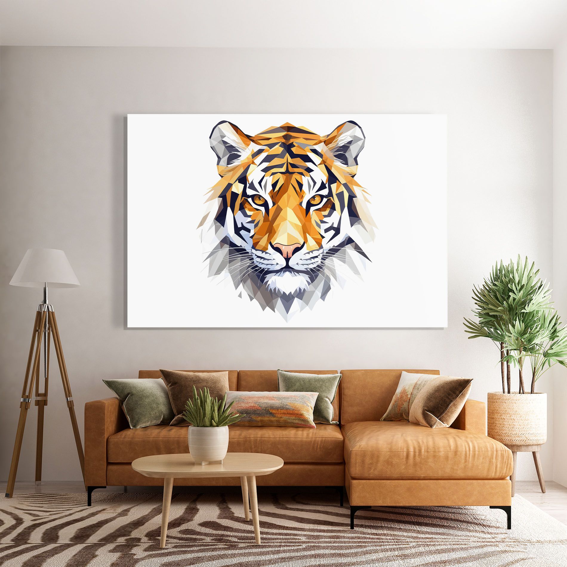 Beautifu Tiger Portrait mockup 7