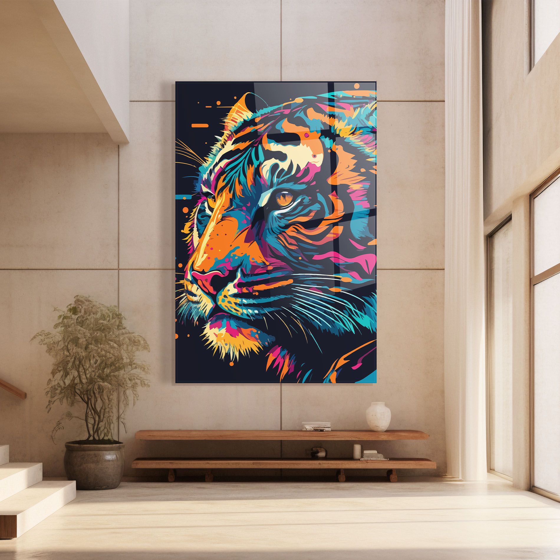 Colorful Tiger mockup 8