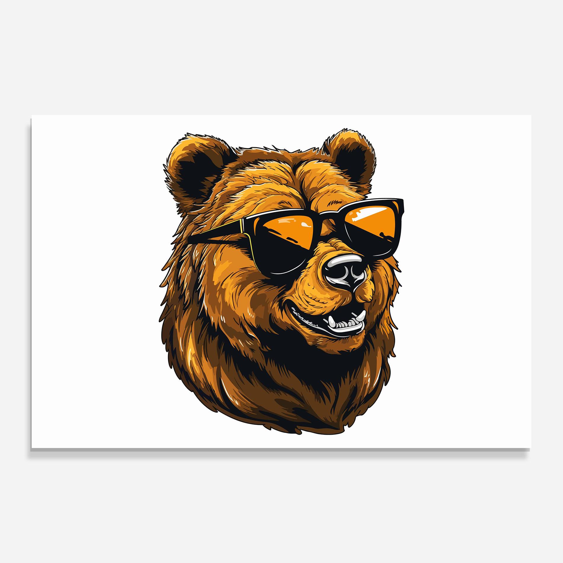 Glasbild Cool Glasses mockup 0