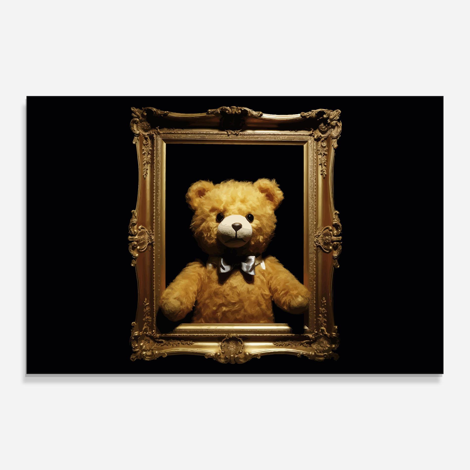 Glasbild Frame Bear mockup 0
