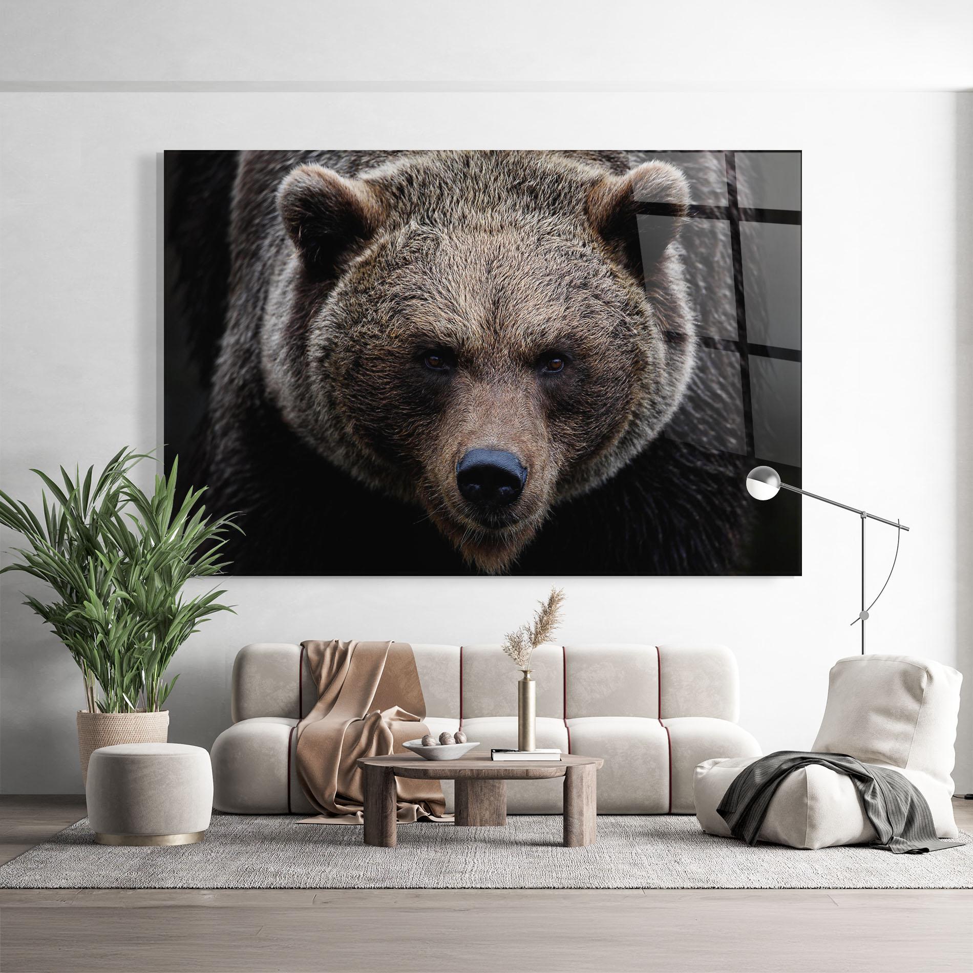 Glasbild Brown Bear mockup 9