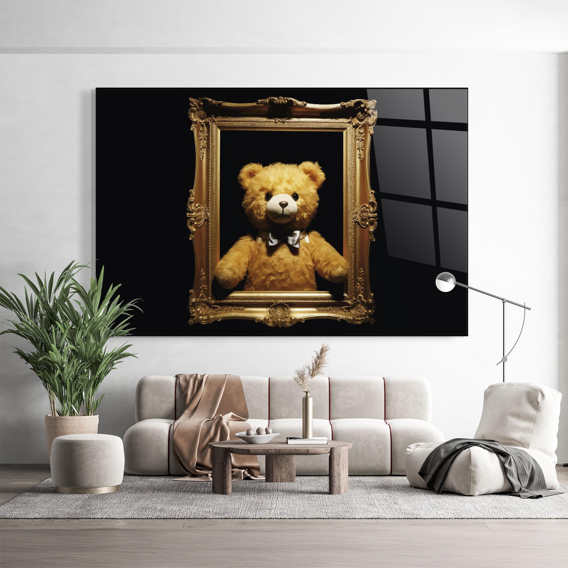 Glasbild Frame Bear mockup 9
