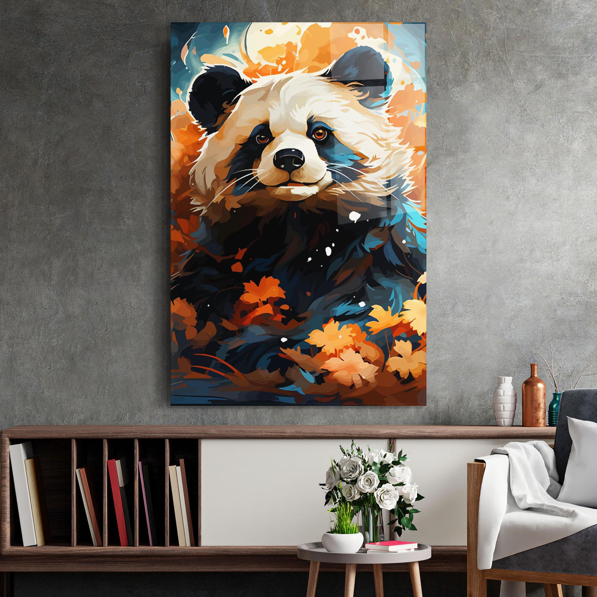 Glasbild Fluffy Bear mockup 2